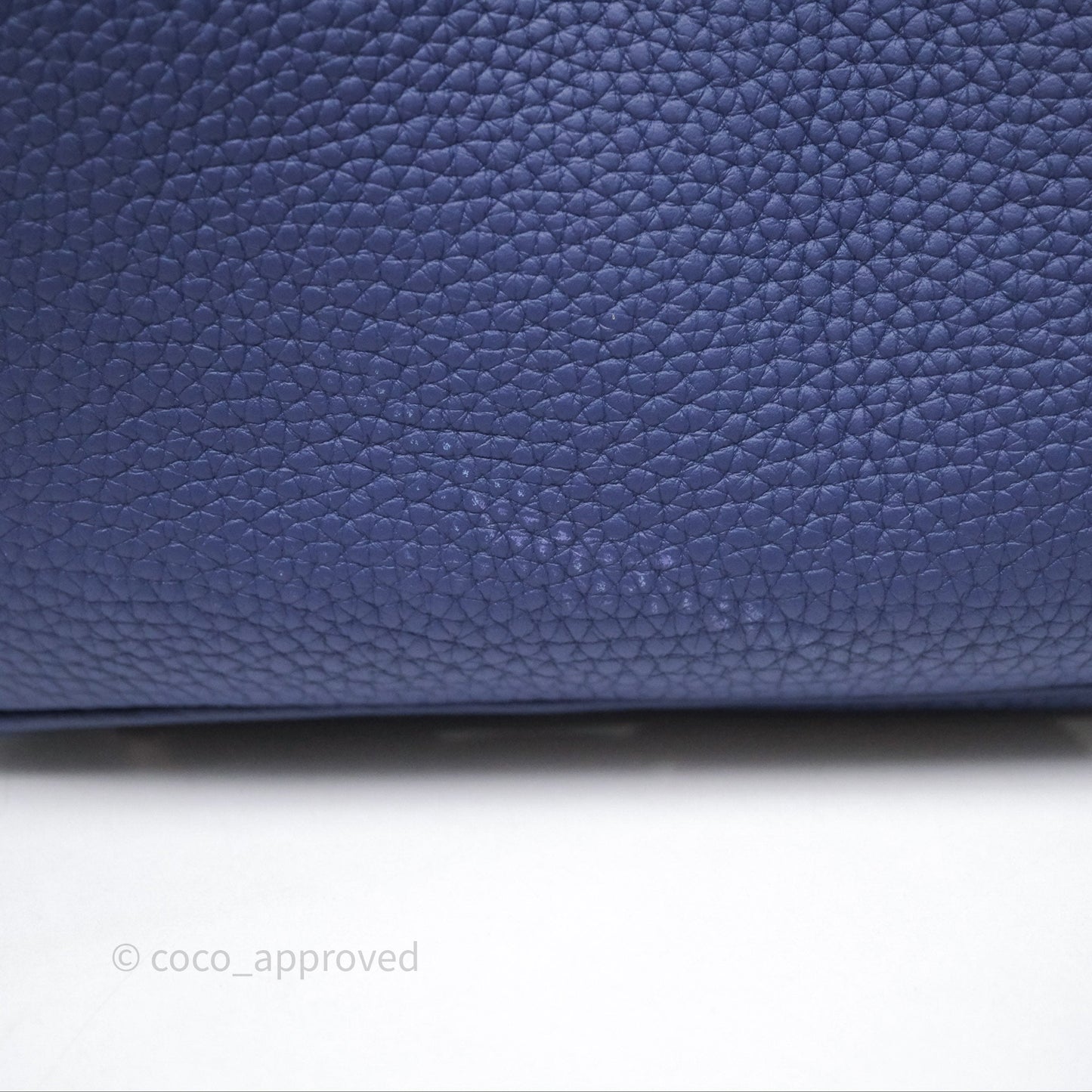 Hermès Lindy 26 Clemence Bleu Encre M3 Palladium Hardware