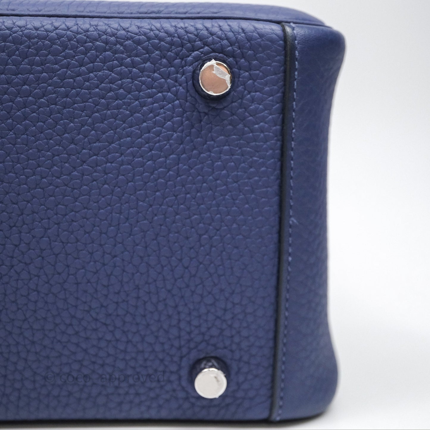 Hermès Lindy 26 Clemence Bleu Encre M3 Palladium Hardware