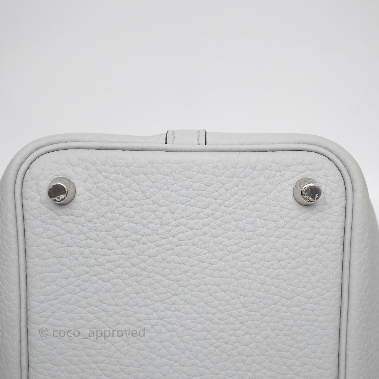 Hermès Picotin Lock 18 Bleu Pale 08 Clemence Palladium Hardware