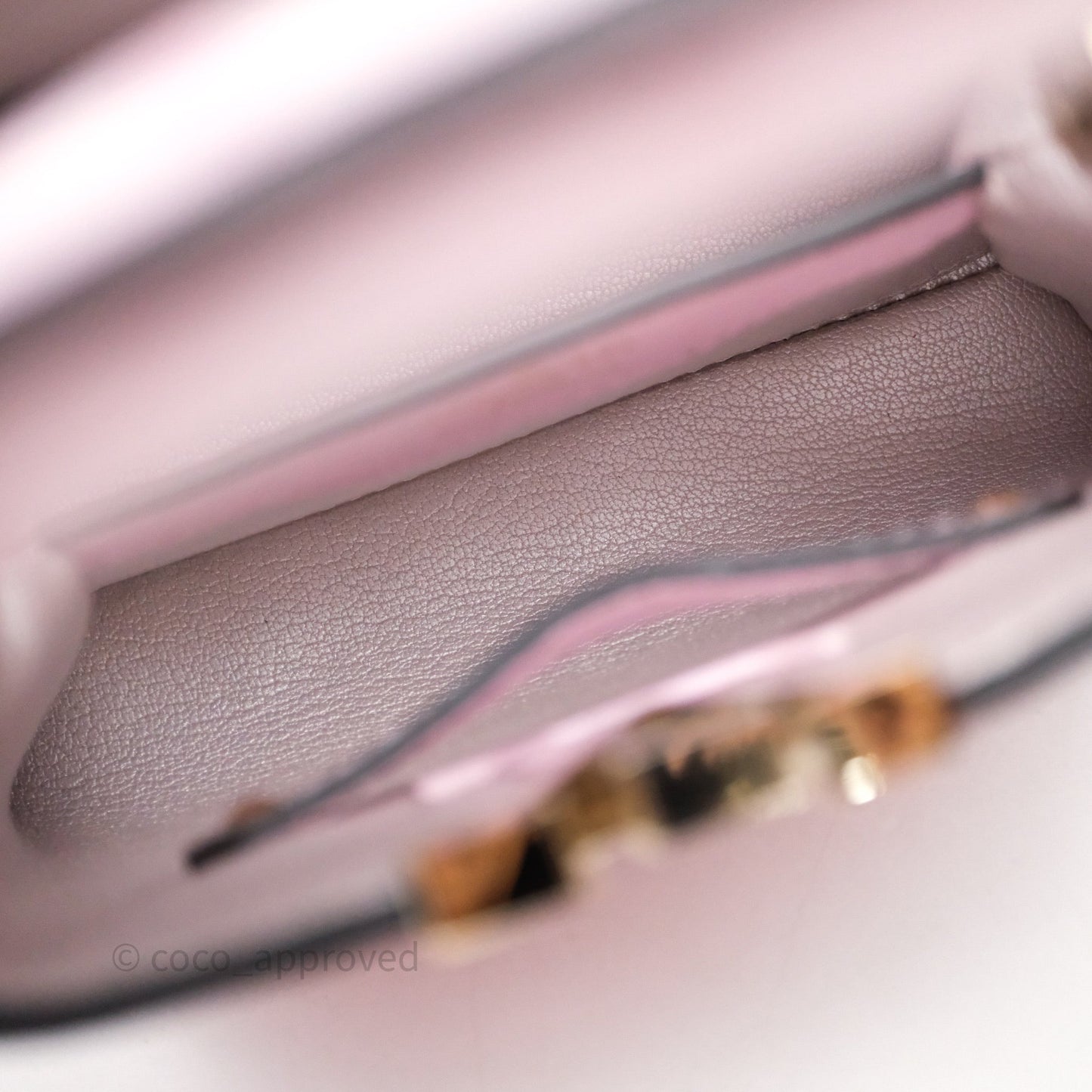 Louis Vuitton Taurillon Capucines Nano Pink in Ostrich