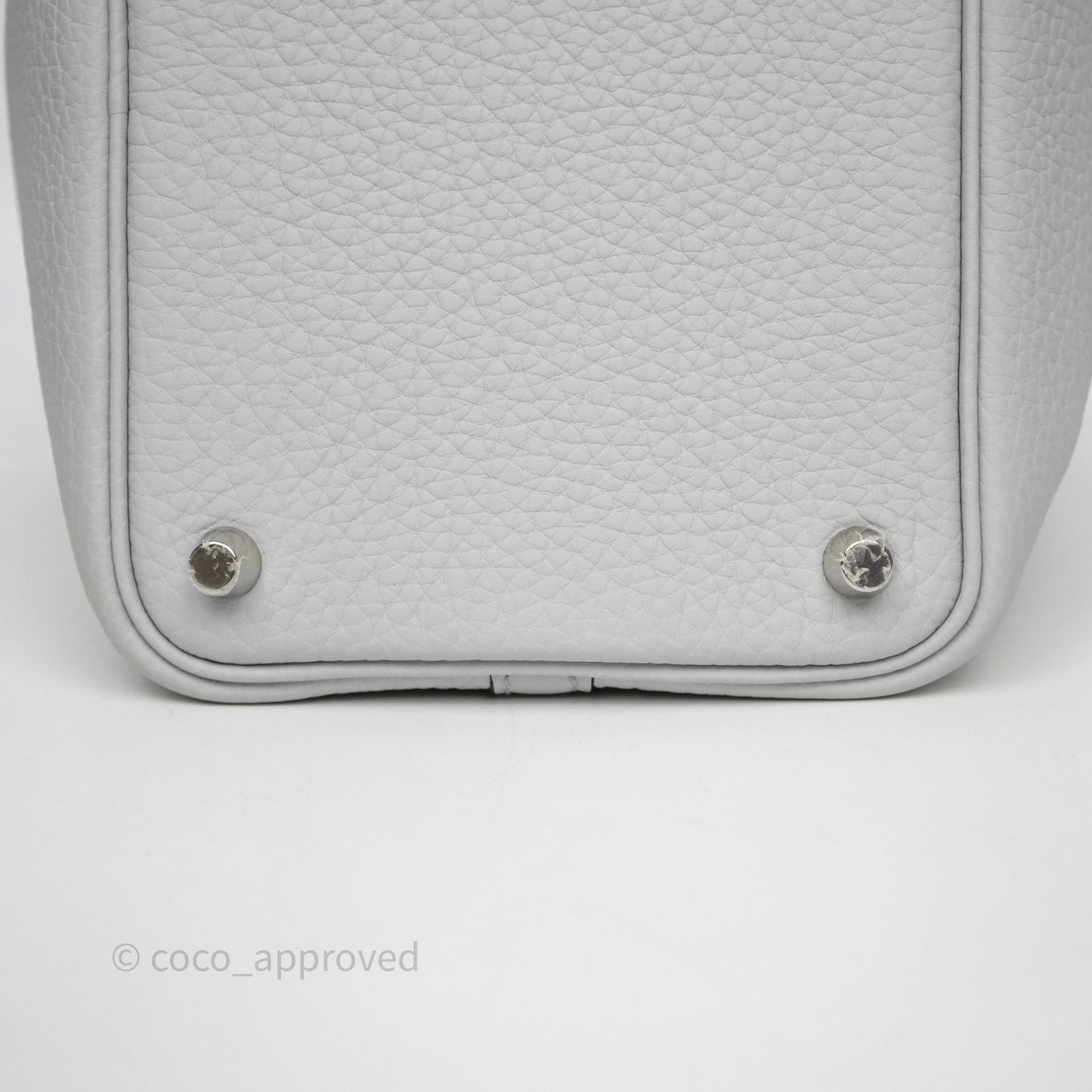 Hermès Picotin Lock 18 Bleu Pale 08 Clemence Palladium Hardware