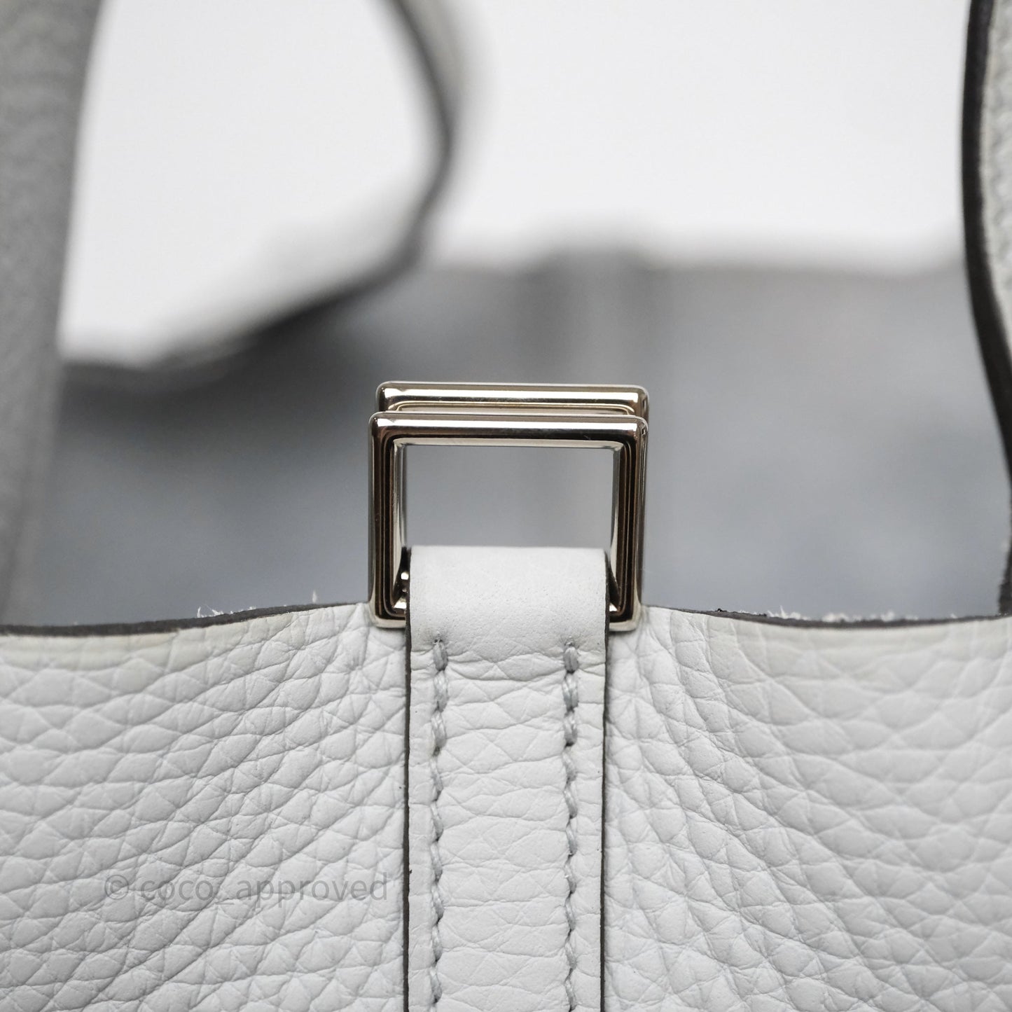Hermès Picotin Lock 18 Bleu Pale 08 Clemence Palladium Hardware