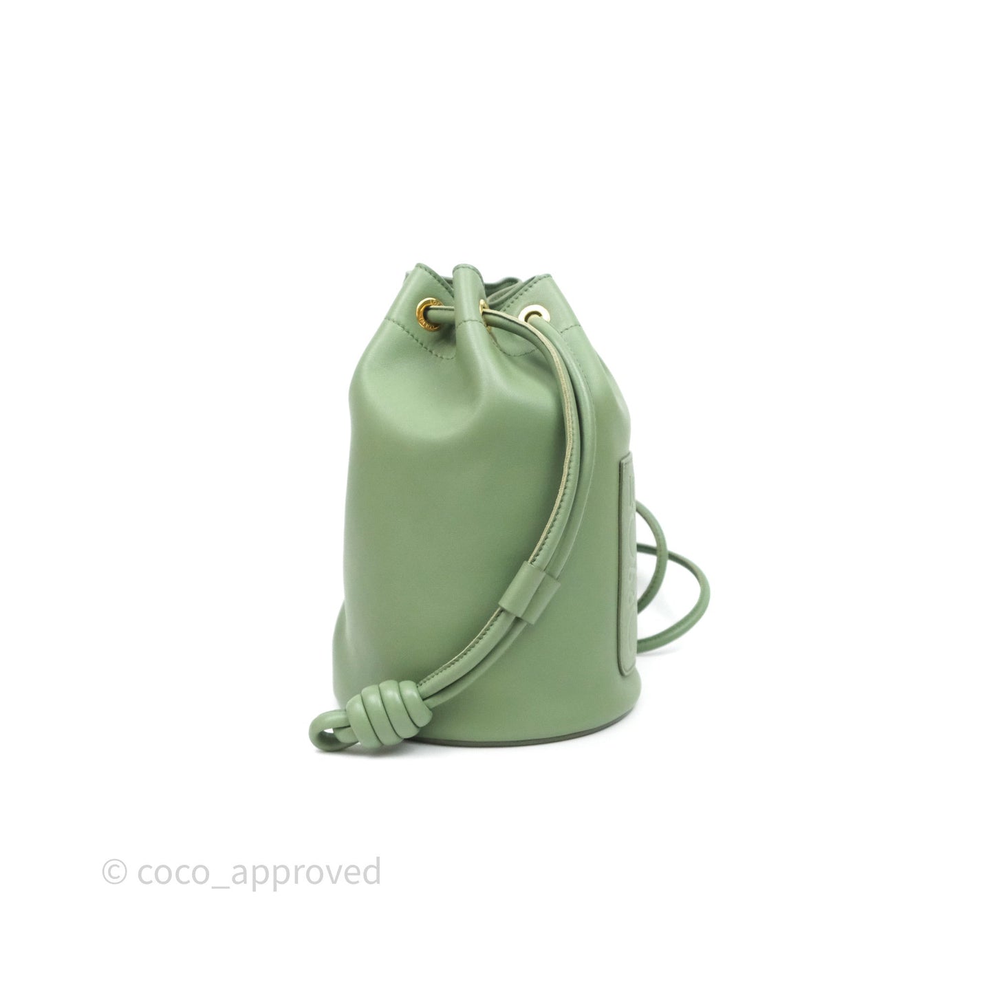 Loewe Sailor Backpack Green Gold Hardware