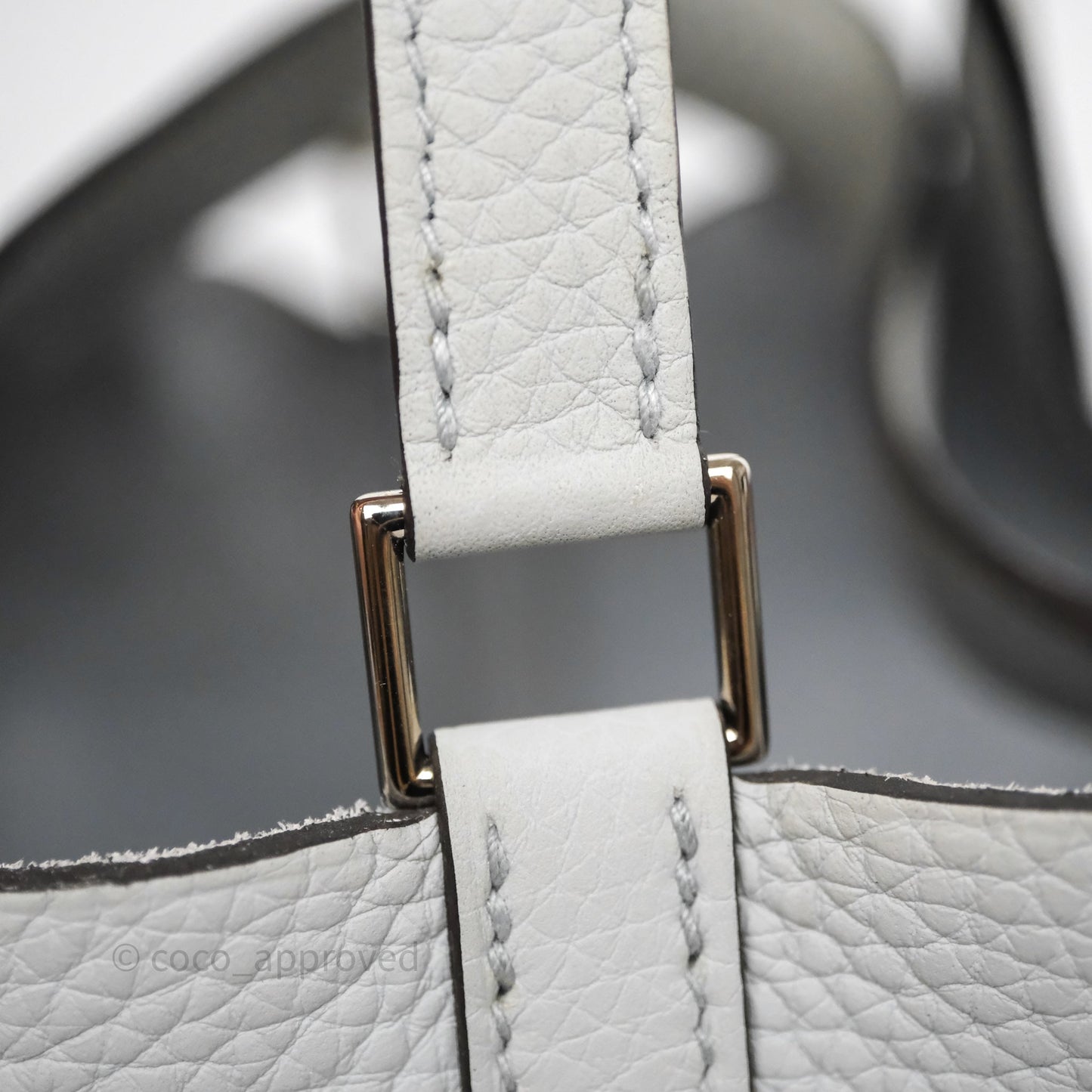 Hermès Picotin Lock 18 Bleu Pale 08 Clemence Palladium Hardware