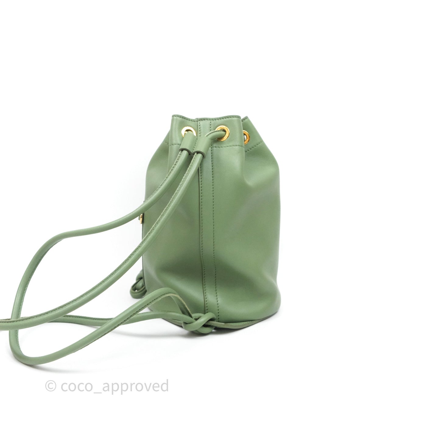 Loewe Sailor Backpack Green Gold Hardware