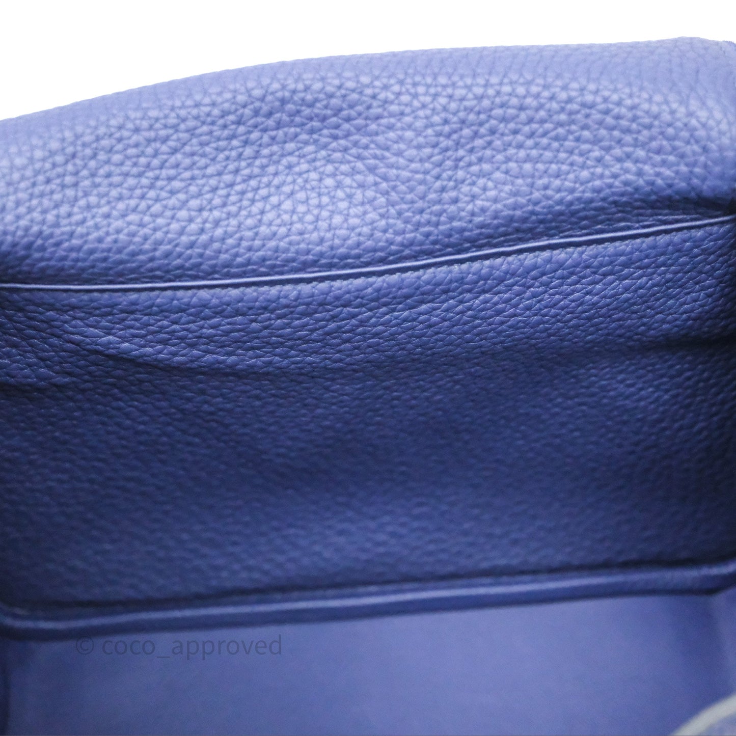 Hermès Lindy 26 Clemence Bleu Encre M3 Palladium Hardware