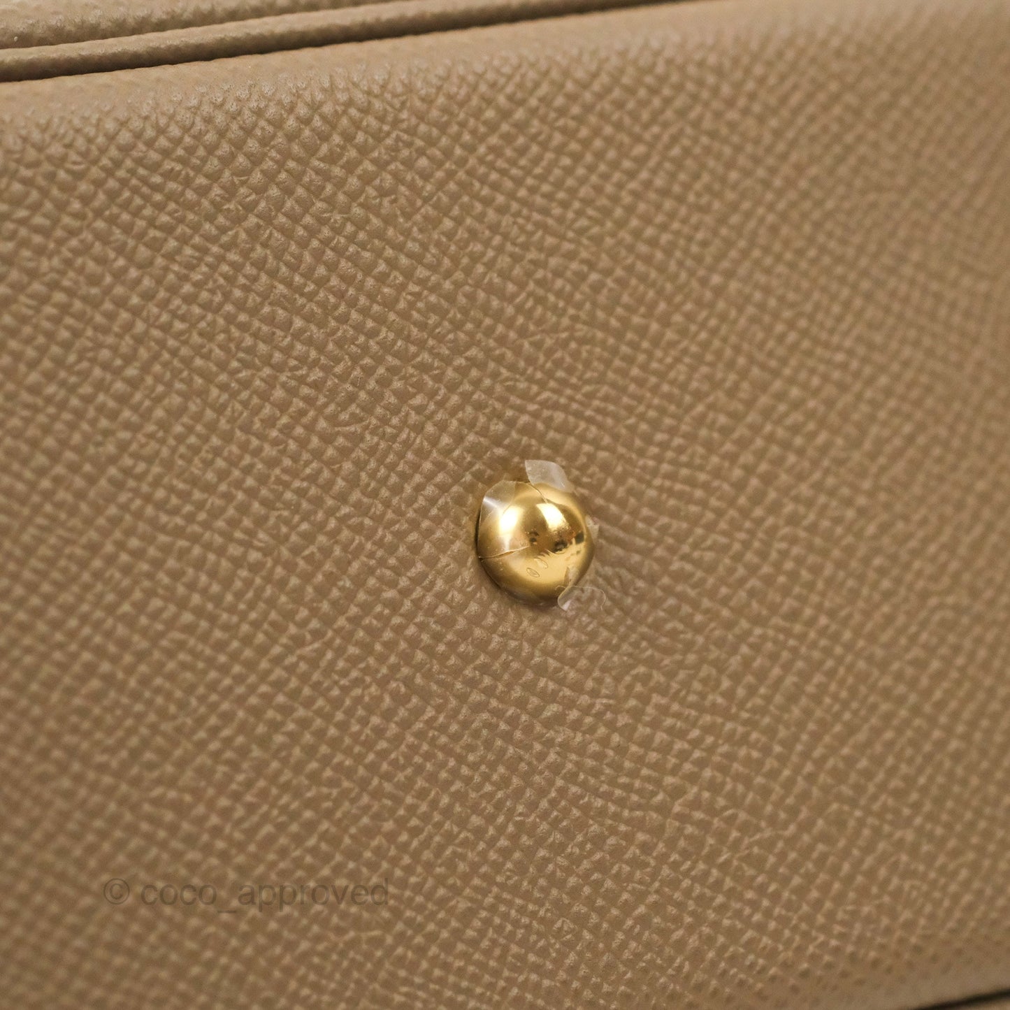 Hermès Bolide 1923 25 Etoupe Epsom Gold Hardware