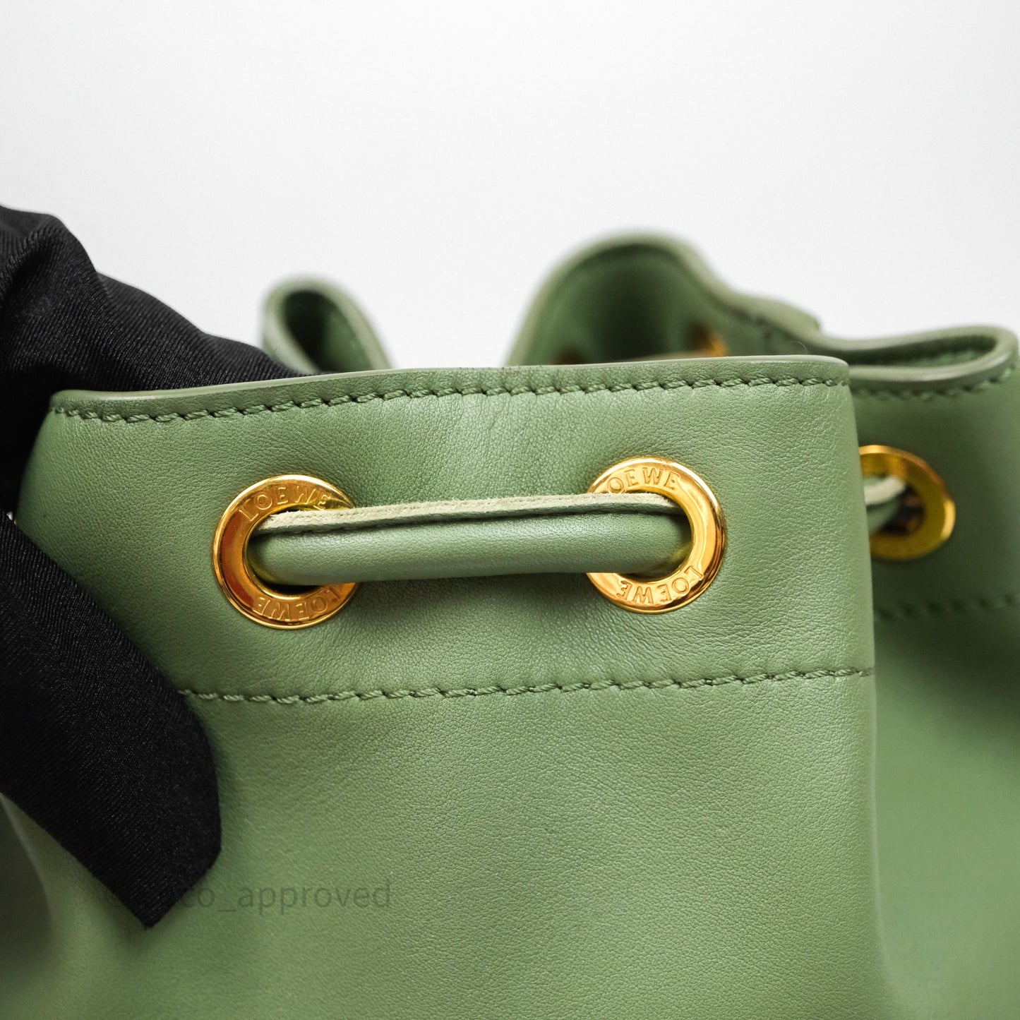 Loewe Sailor Backpack Green Gold Hardware