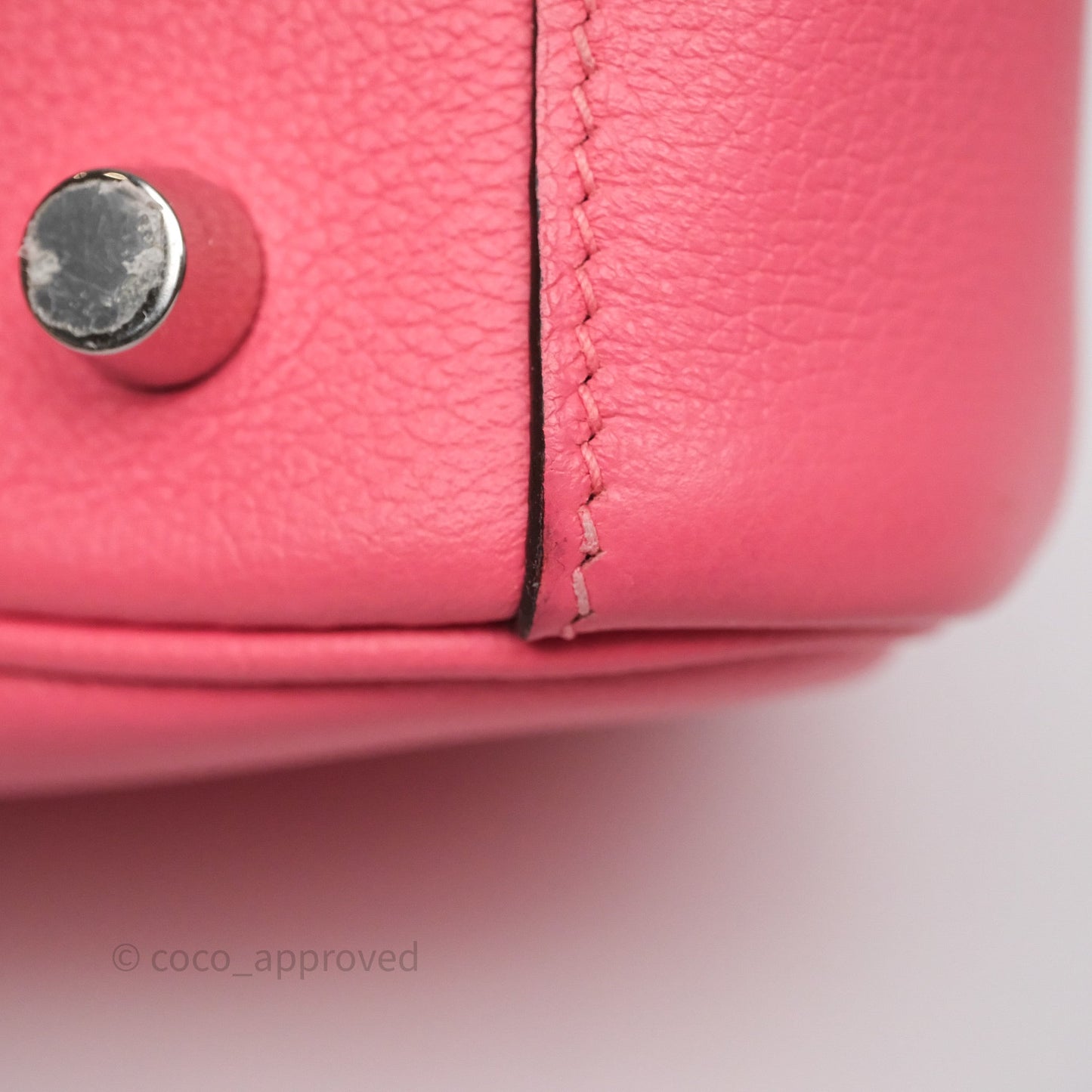 Hermès Lindy 26 Rose Azalée 8W Evercolor Palladium Hardware