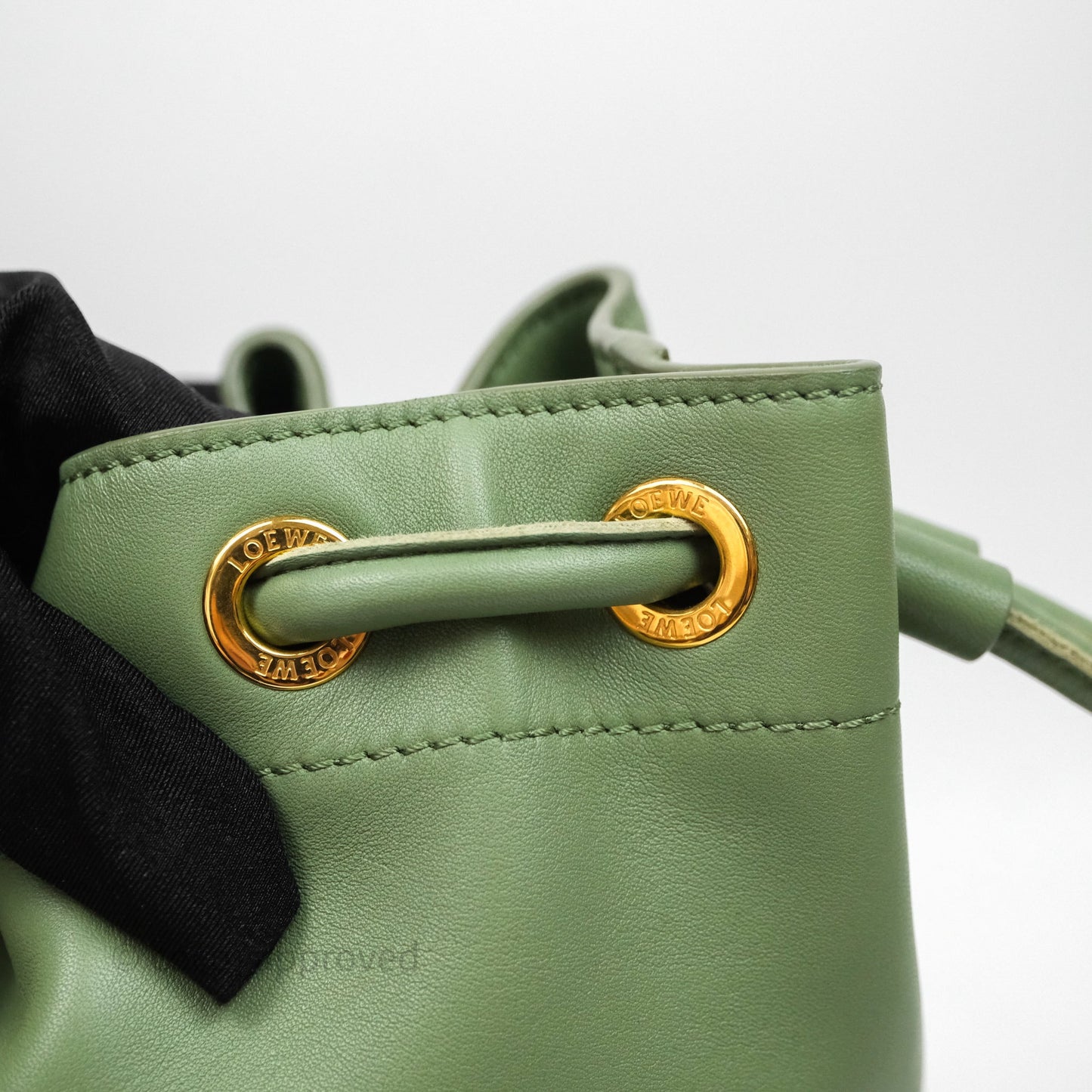 Loewe Sailor Backpack Green Gold Hardware