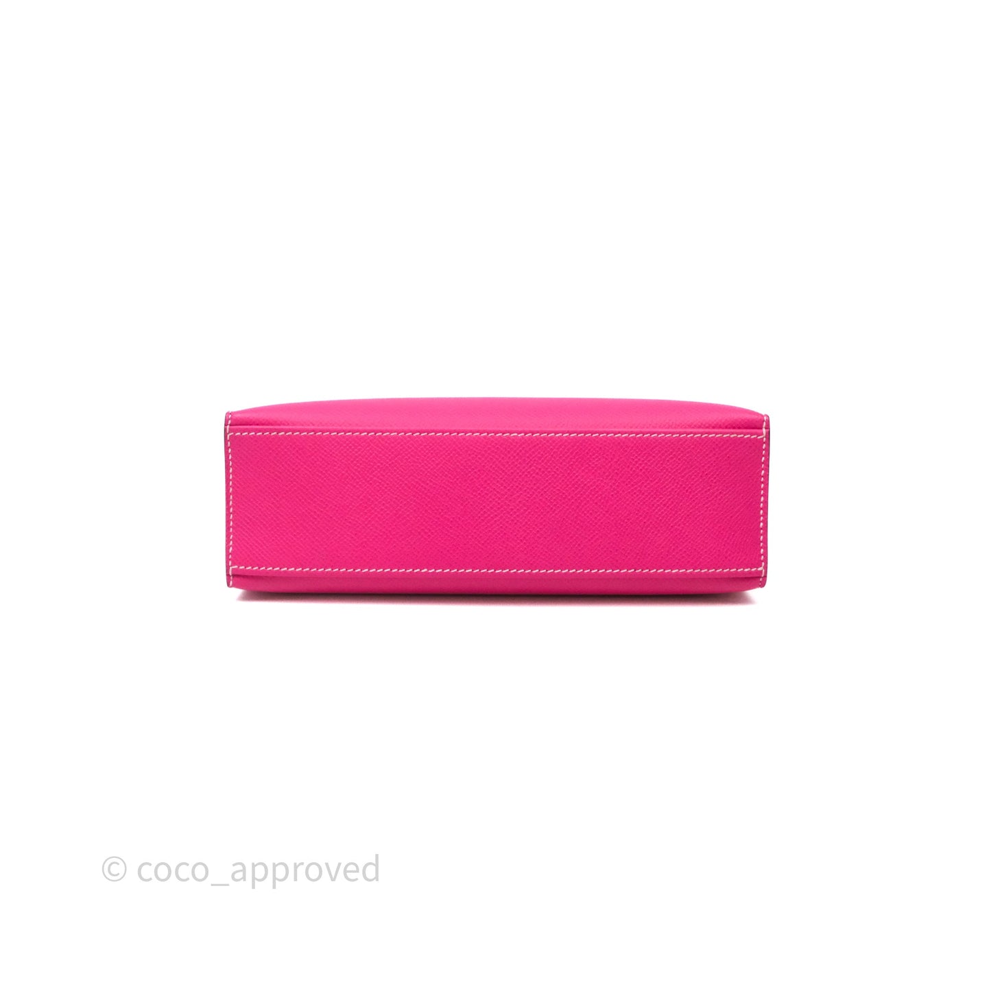 Hermès Kelly Pochette Clutch Rose Tyrien Epsom Gold Hardware