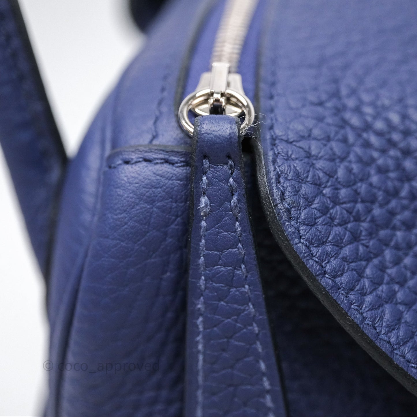 Hermès Lindy 26 Clemence Bleu Encre M3 Palladium Hardware