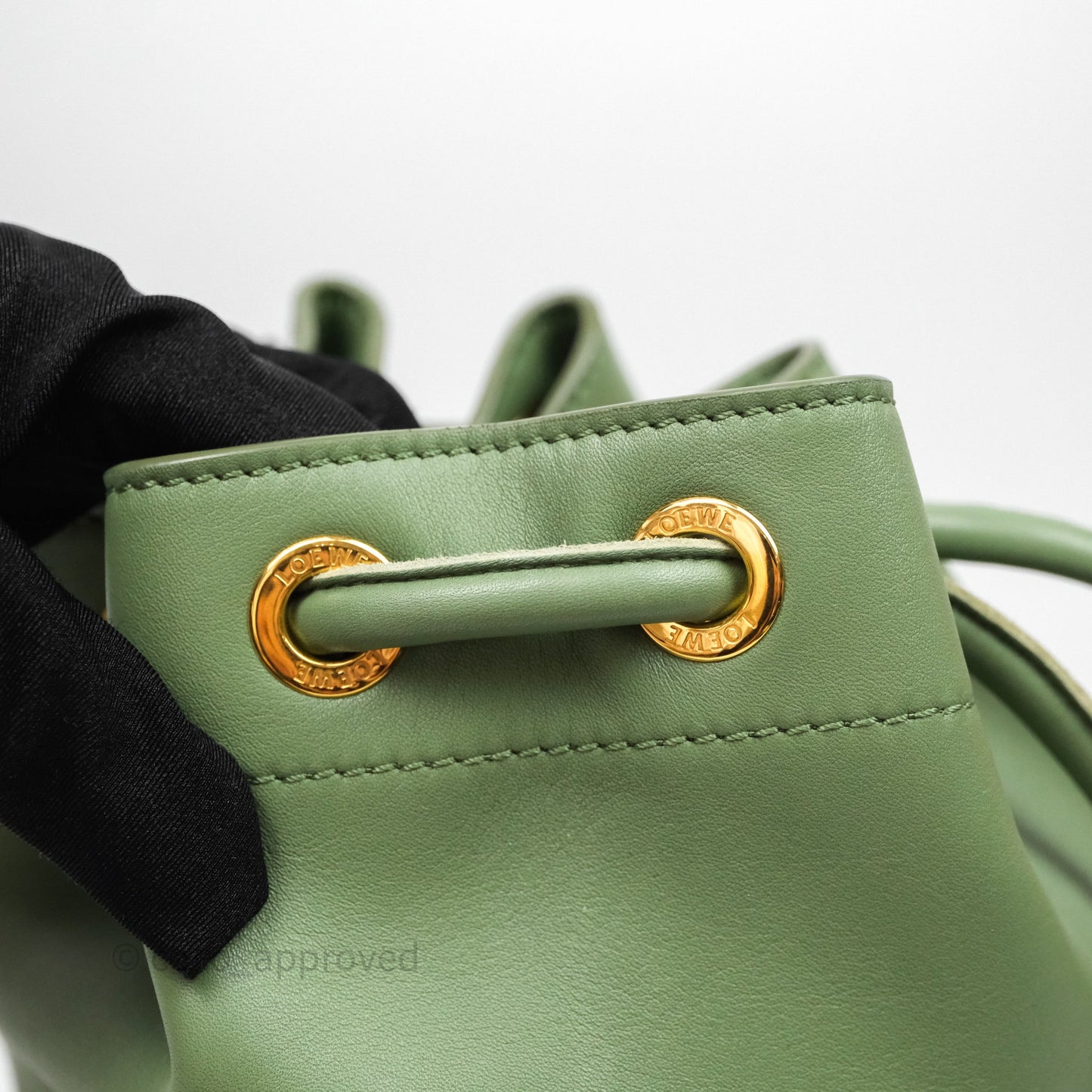 Loewe Sailor Backpack Green Gold Hardware