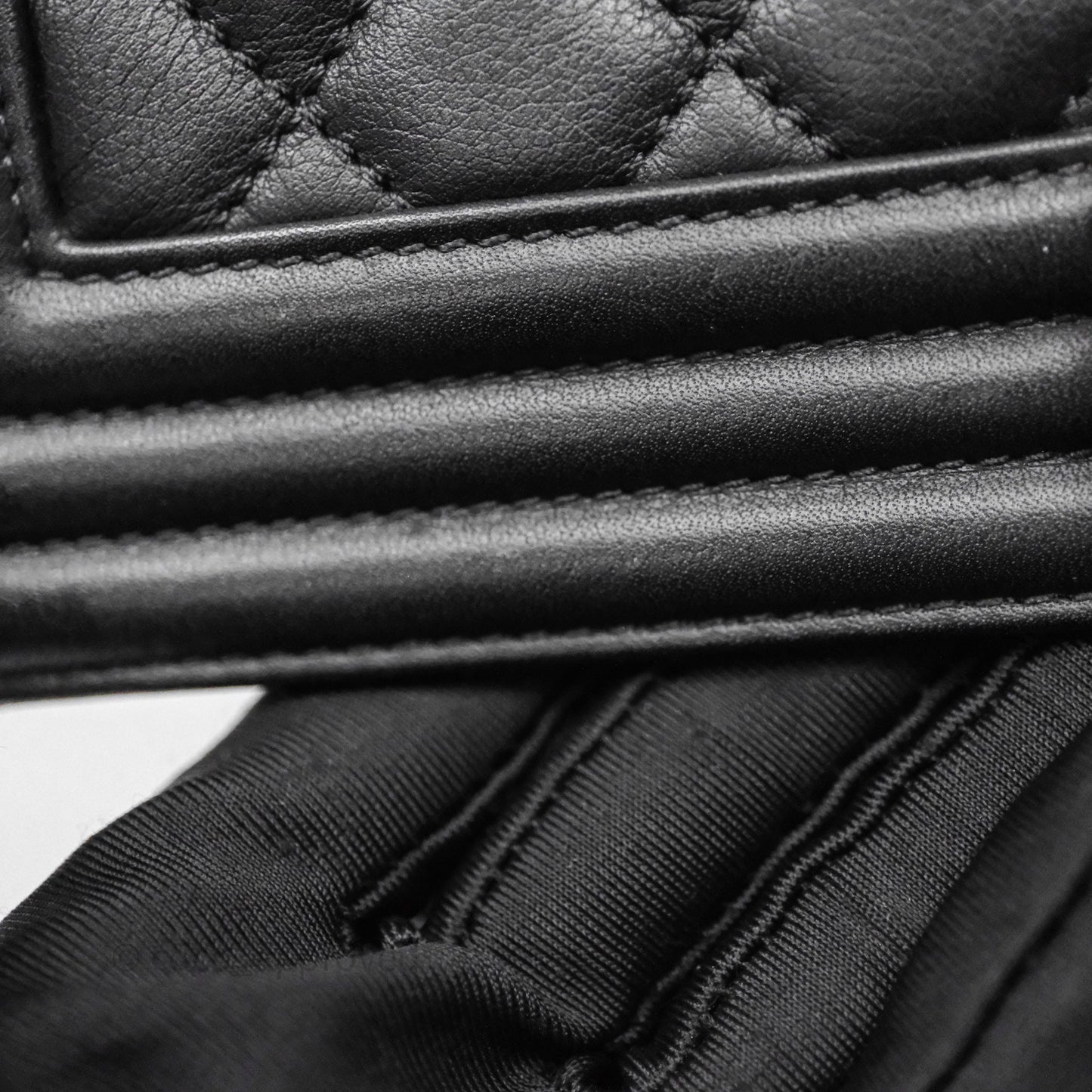 Chanel Medium Boy Quilted Black Calfskin Aged Gold Hardware