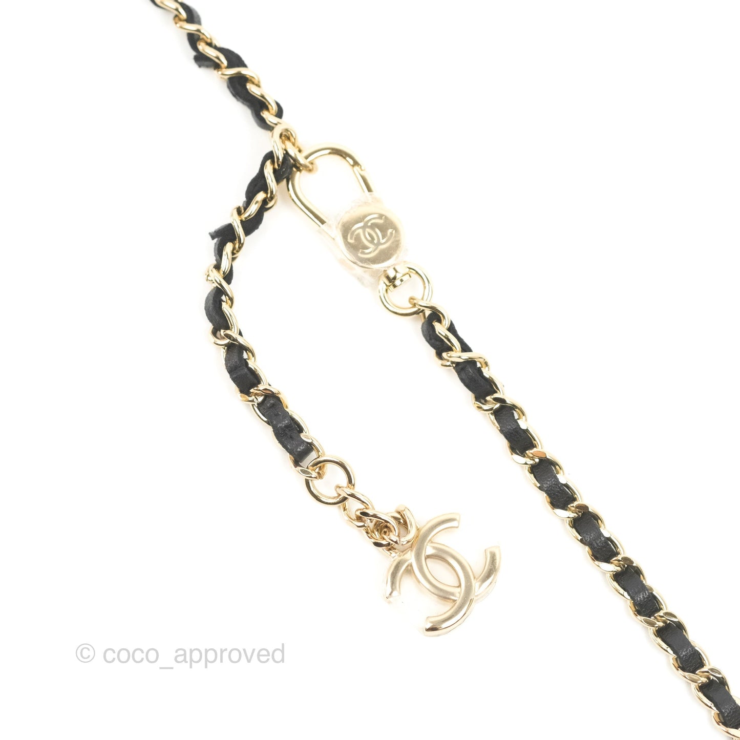 Chanel Bow Chain Belt Bag Black Lambskin Gold Hardware