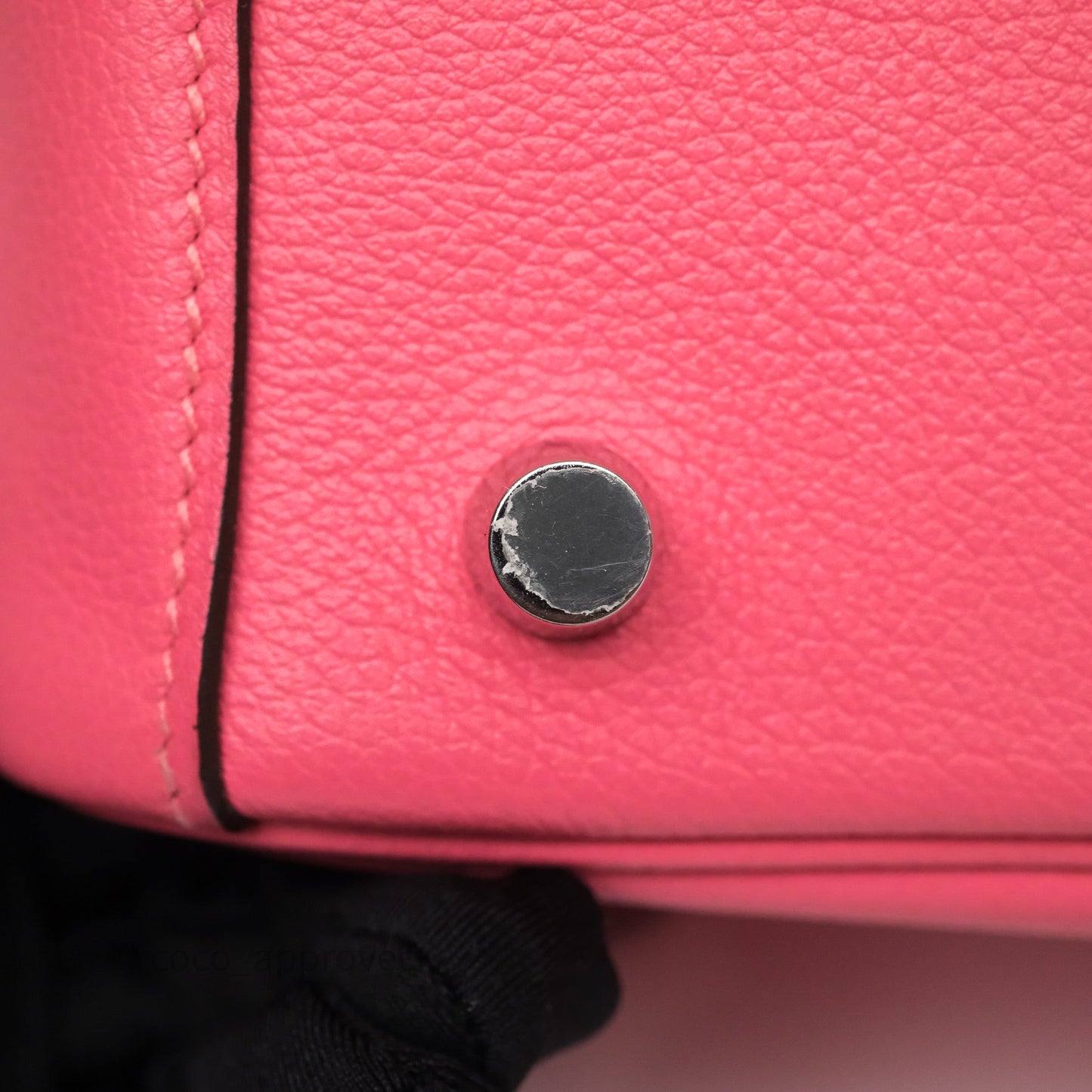 Hermès Lindy 26 Rose Azalée 8W Evercolor Palladium Hardware