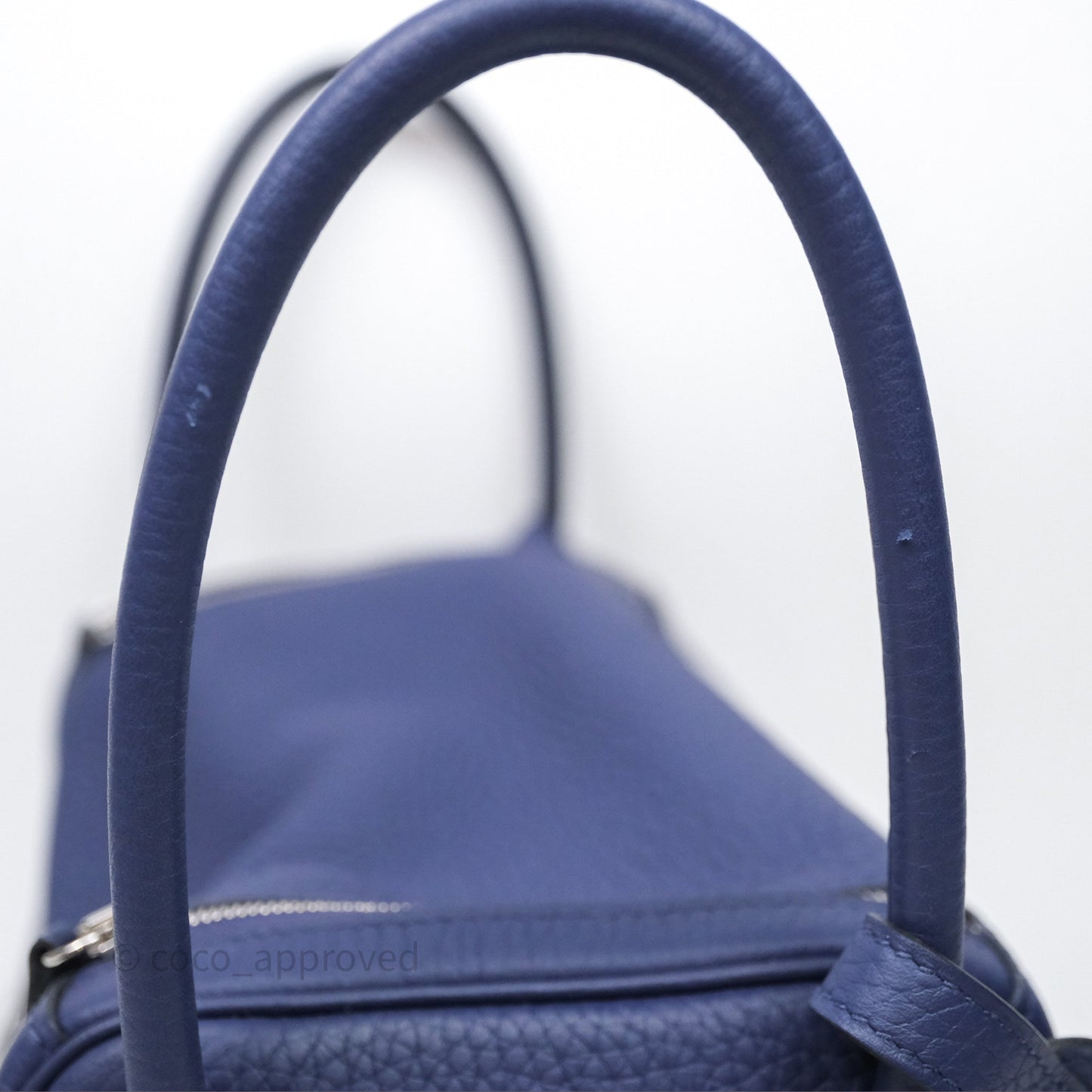 Hermès Lindy 26 Clemence Bleu Encre M3 Palladium Hardware