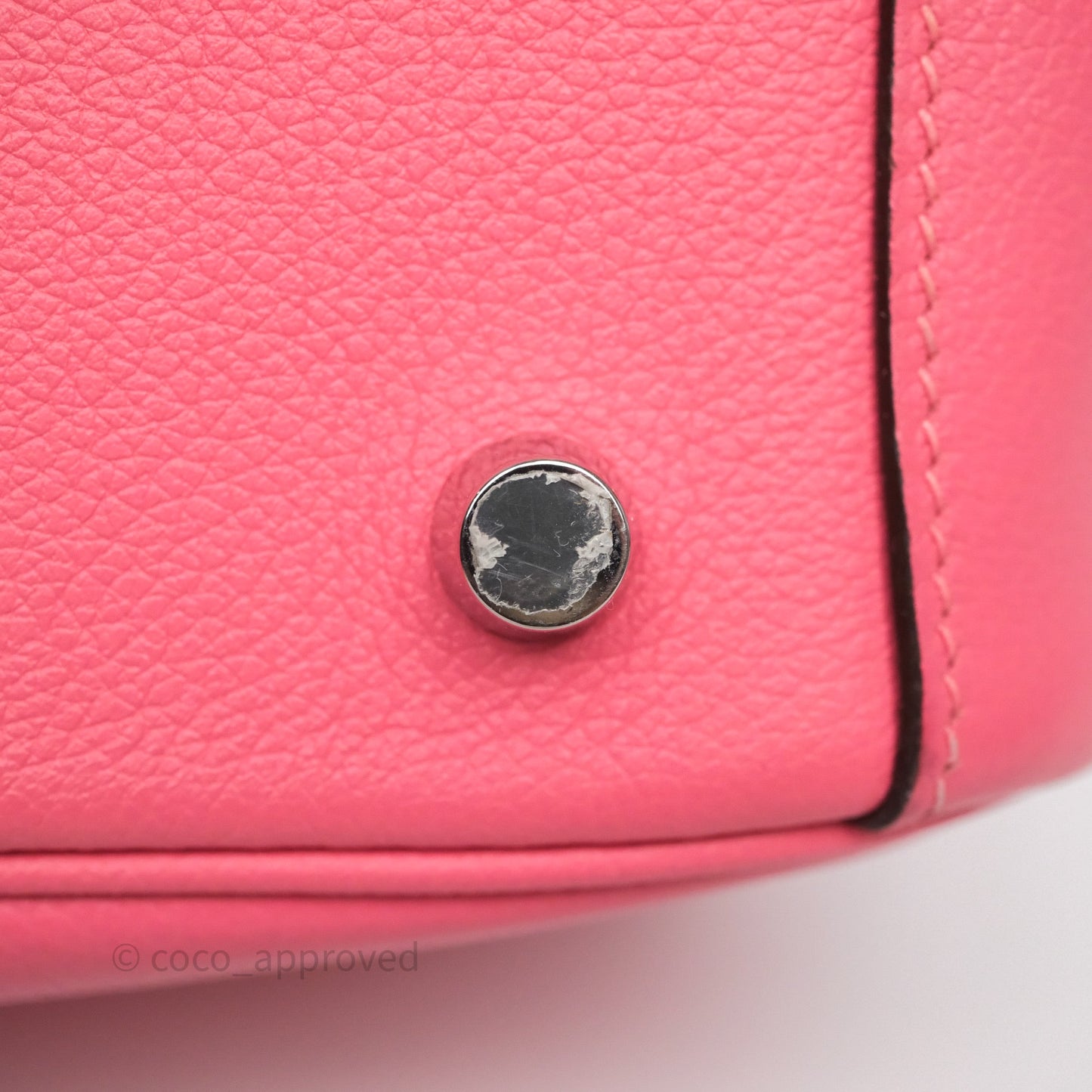 Hermès Lindy 26 Rose Azalée 8W Evercolor Palladium Hardware