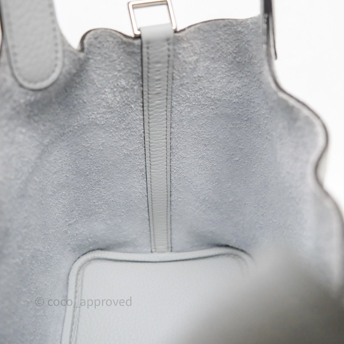 Hermès Picotin Lock 18 Bleu Pale 08 Clemence Palladium Hardware
