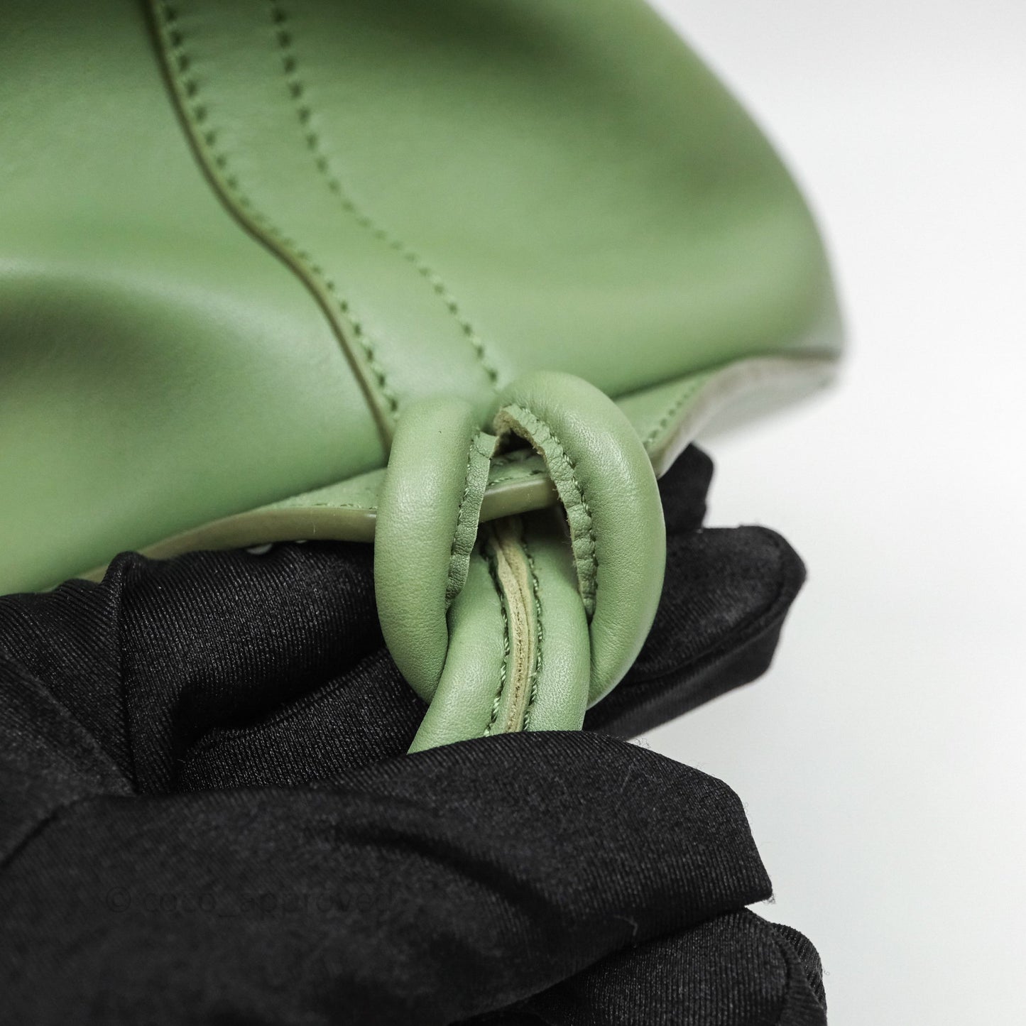Loewe Sailor Backpack Green Gold Hardware