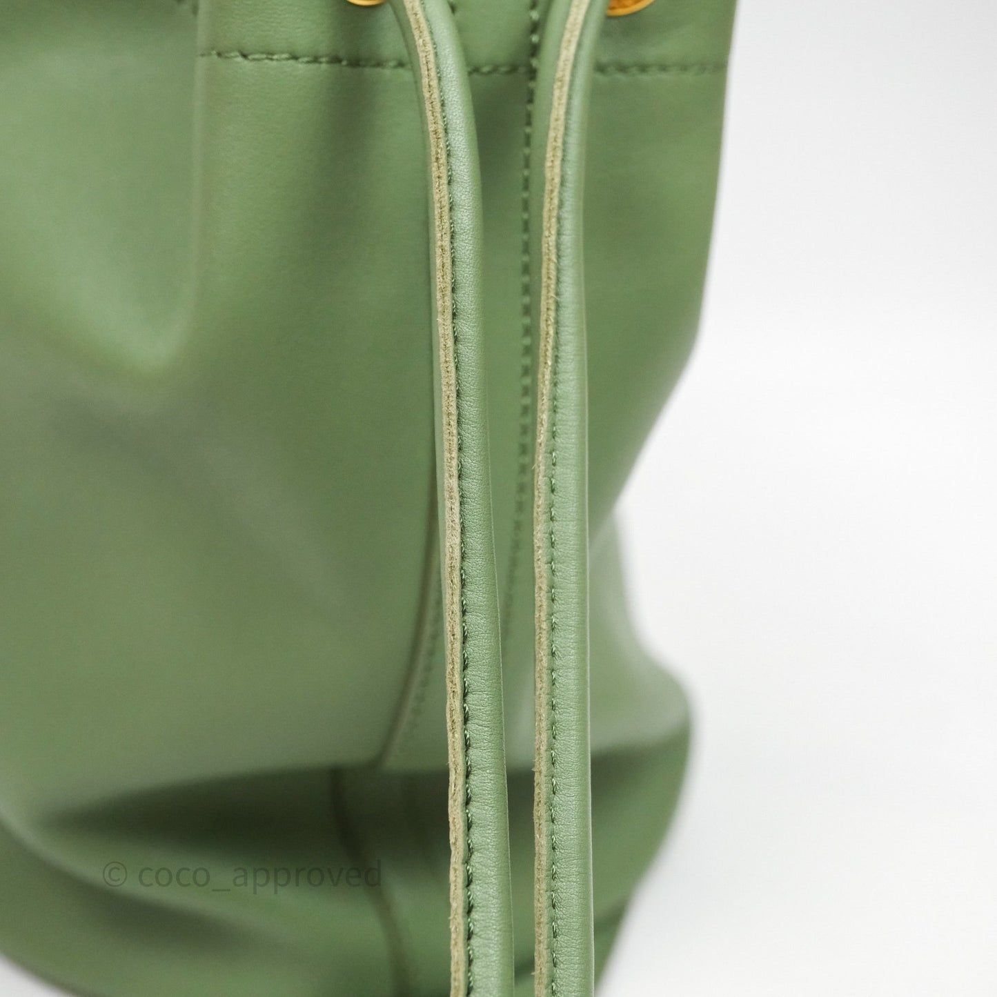 Loewe Sailor Backpack Green Gold Hardware
