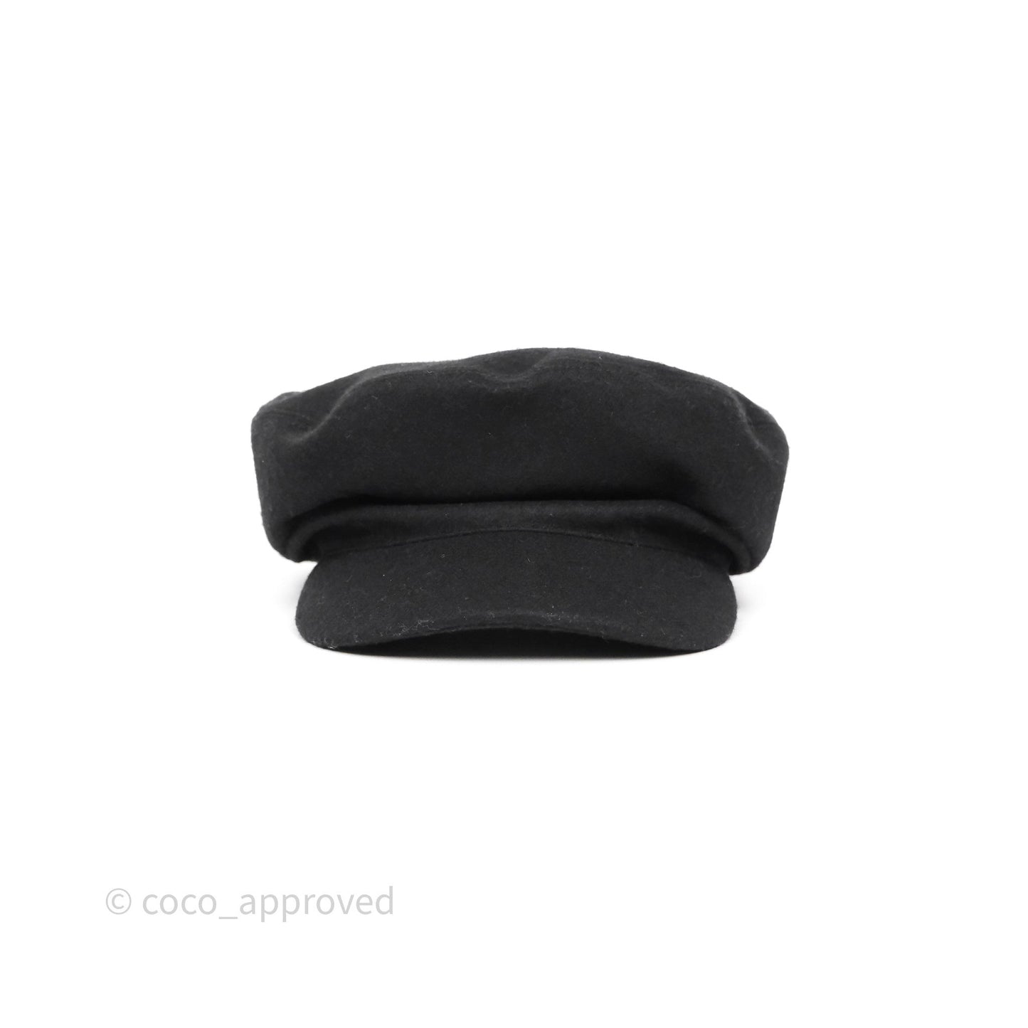 Hermès Dani Cap Black Wool Size 58