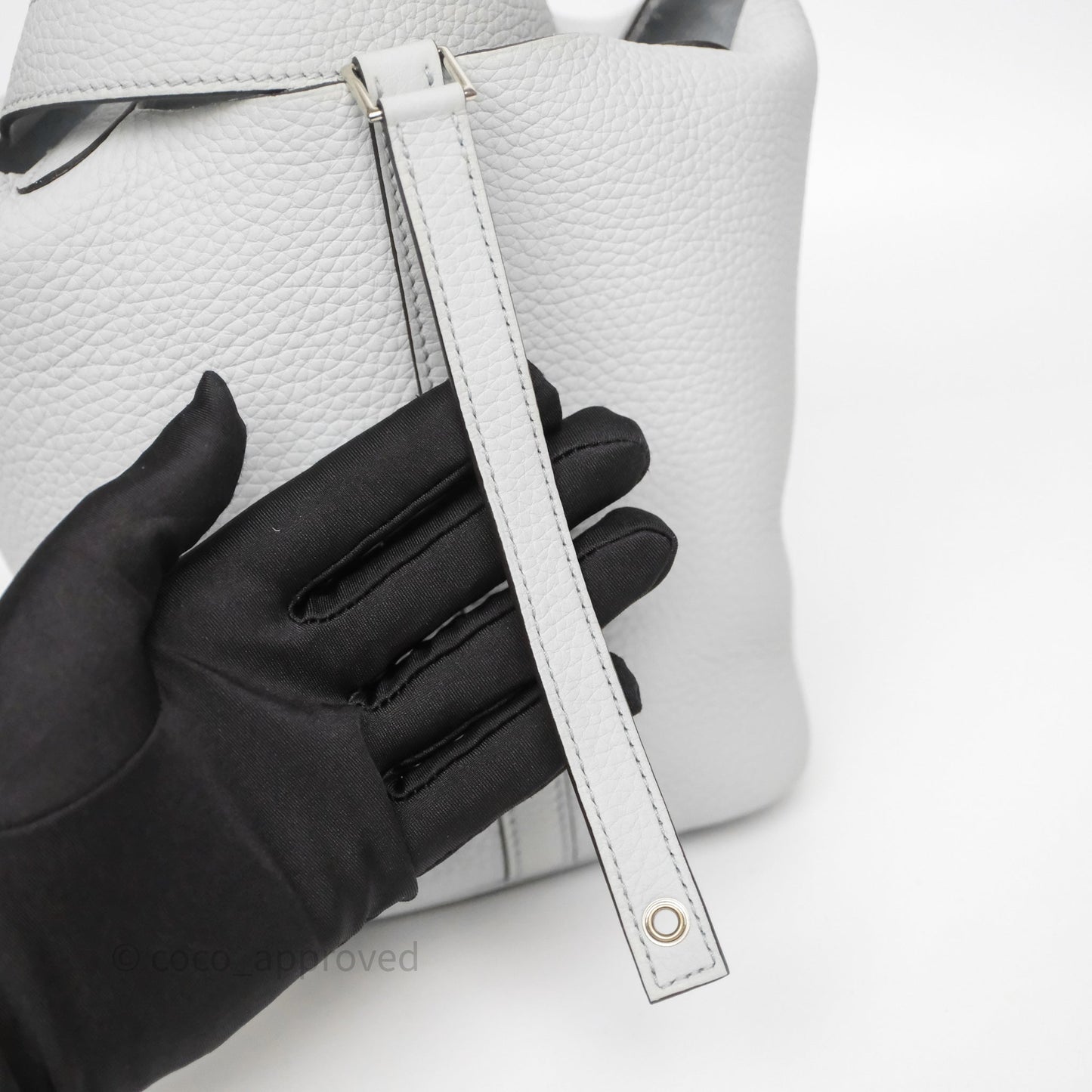 Hermès Picotin Lock 18 Bleu Pale 08 Clemence Palladium Hardware