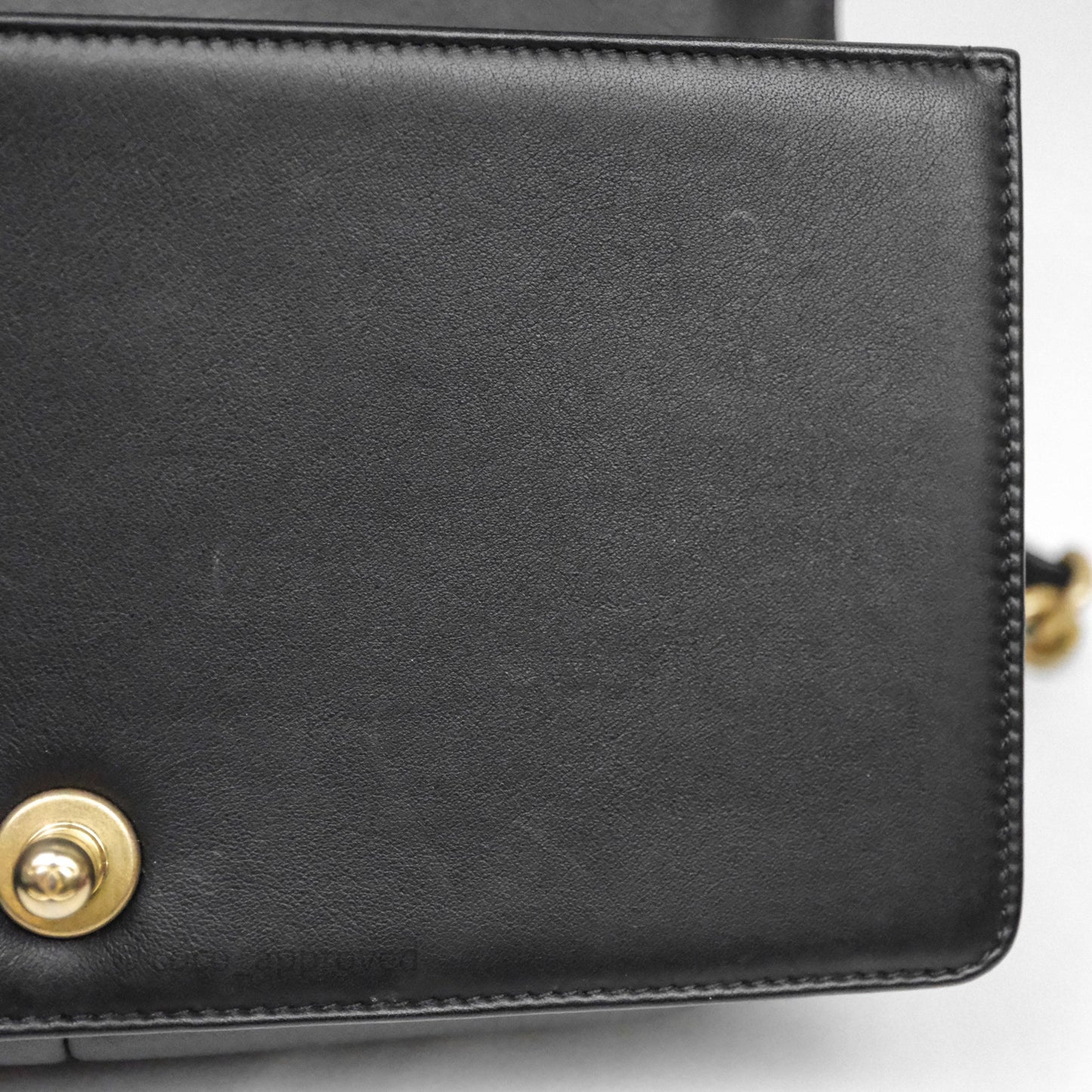 Chanel Medium Boy Quilted Black Calfskin Aged Gold Hardware
