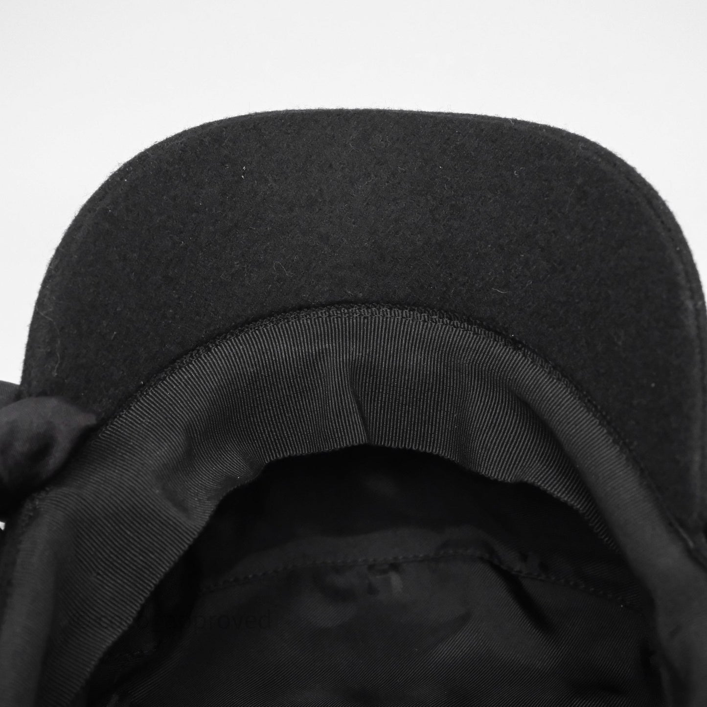Hermès Dani Cap Black Wool Size 58