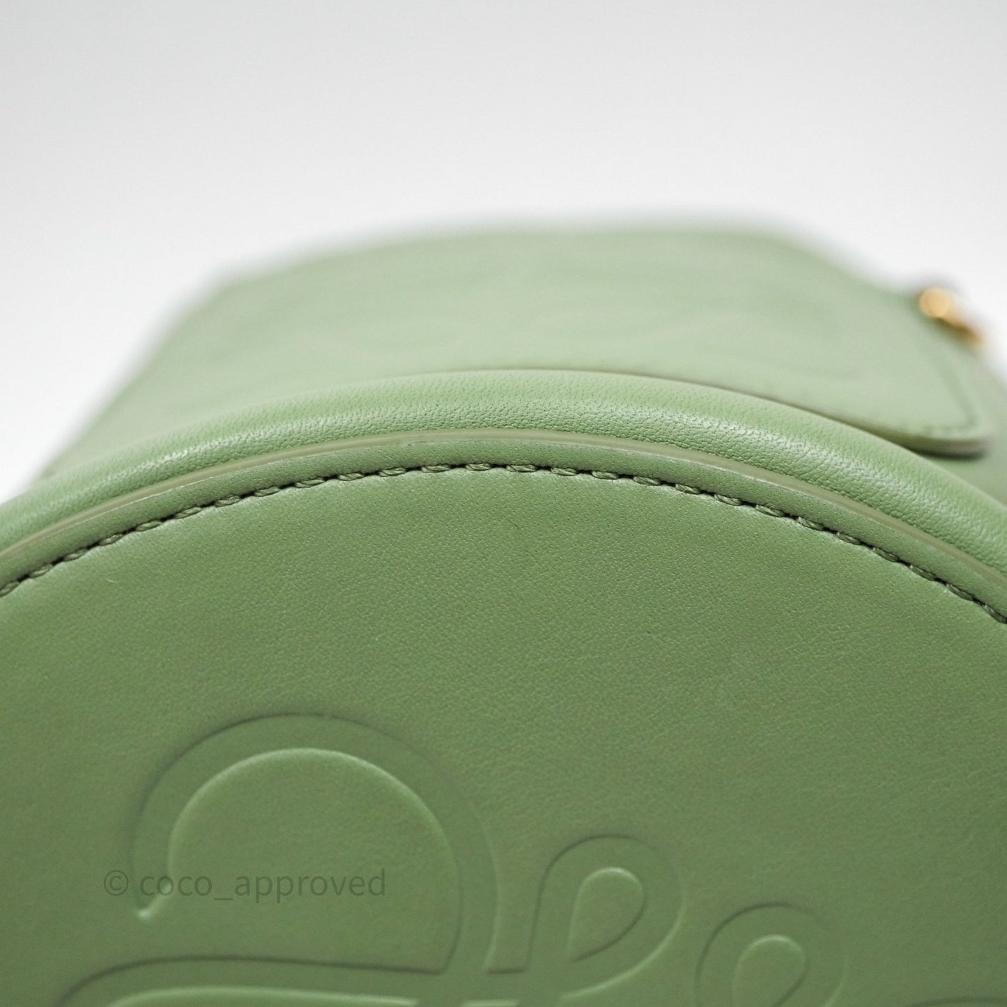 Loewe Sailor Backpack Green Gold Hardware