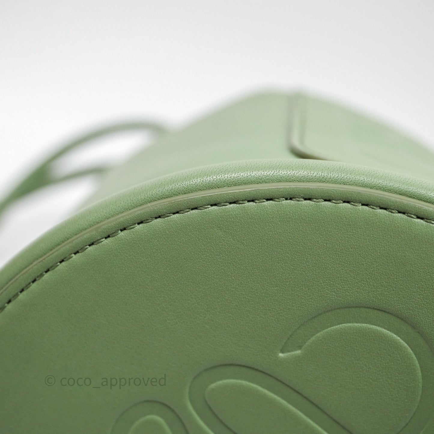 Loewe Sailor Backpack Green Gold Hardware