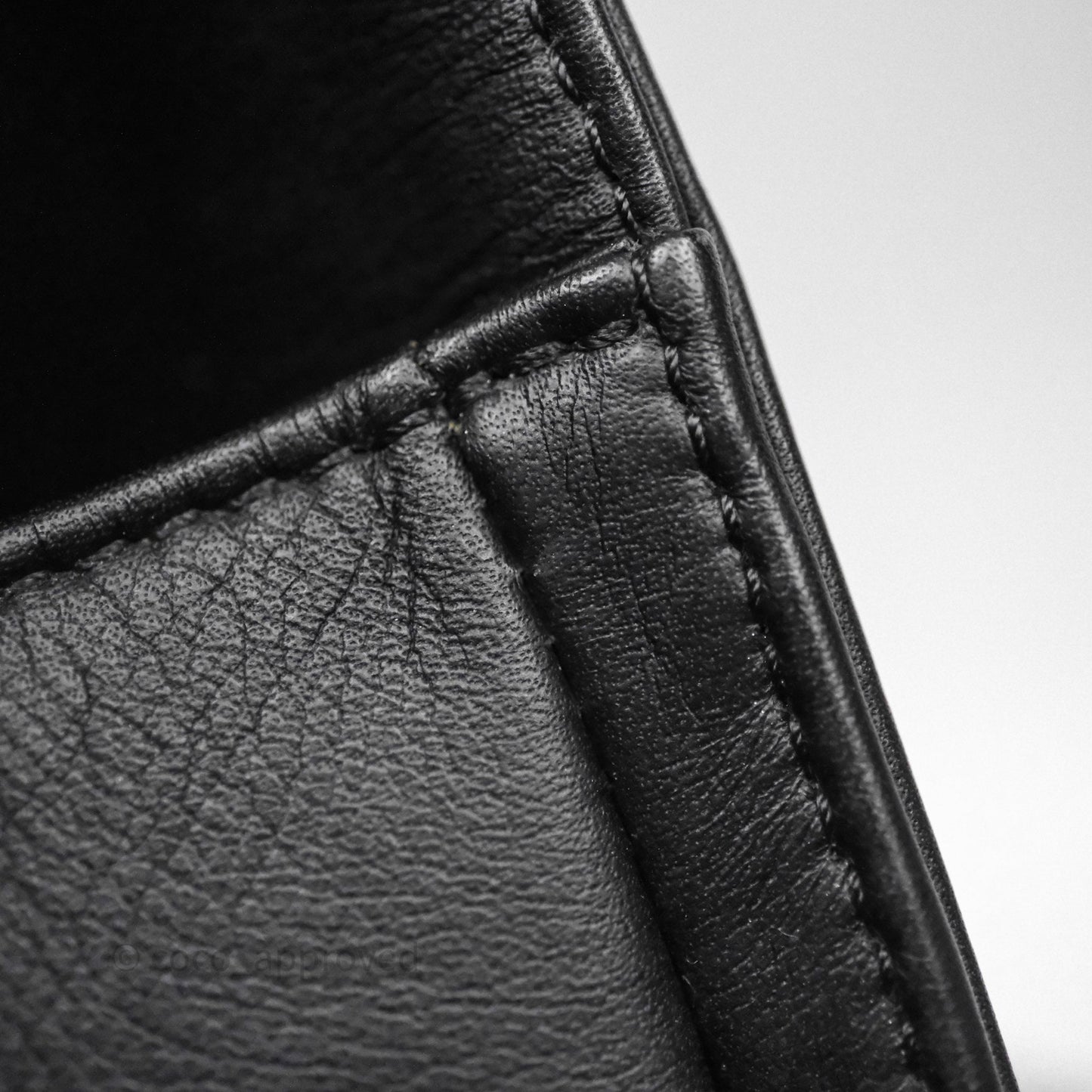 Chanel Medium Boy Quilted Black Calfskin Aged Gold Hardware