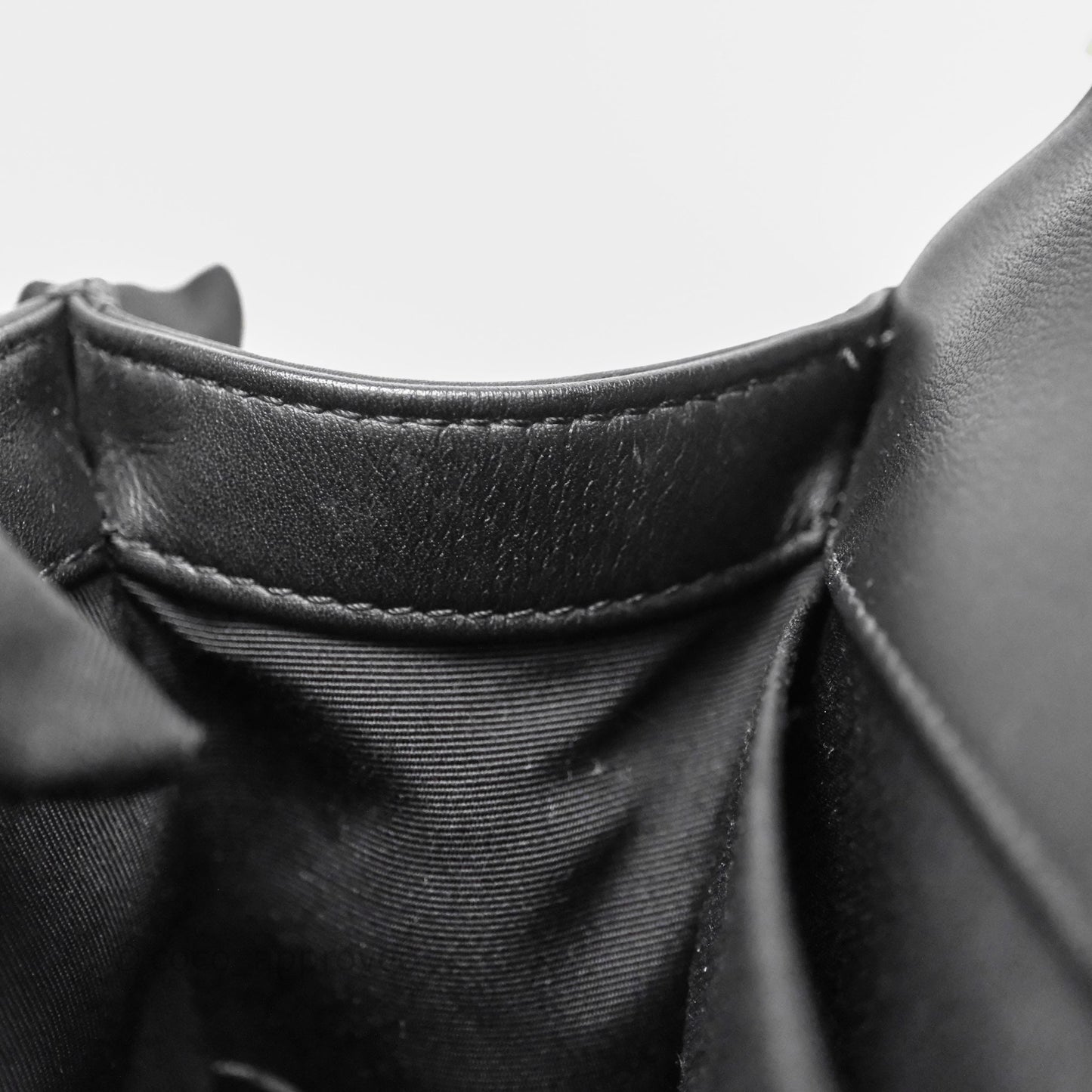 Chanel Medium Boy Quilted Black Calfskin Aged Gold Hardware