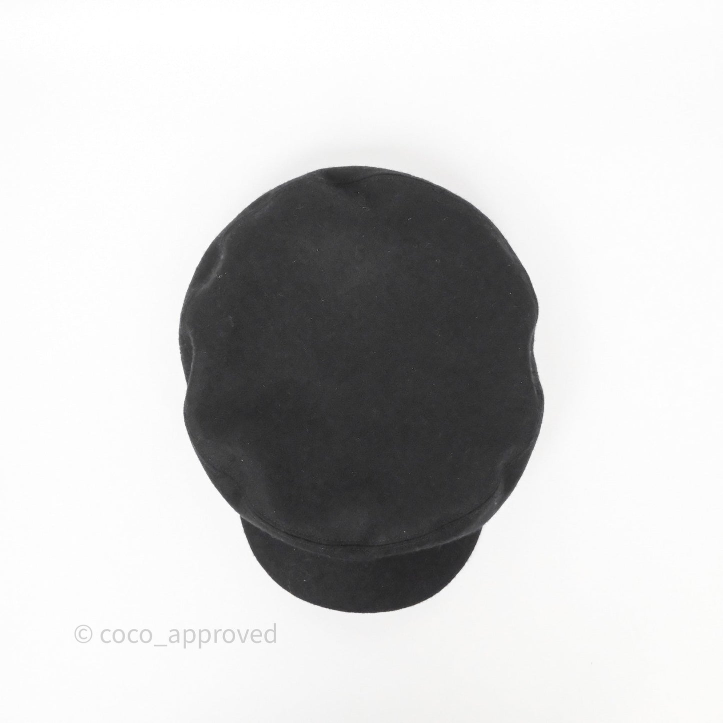 Hermès Dani Cap Black Wool Size 58