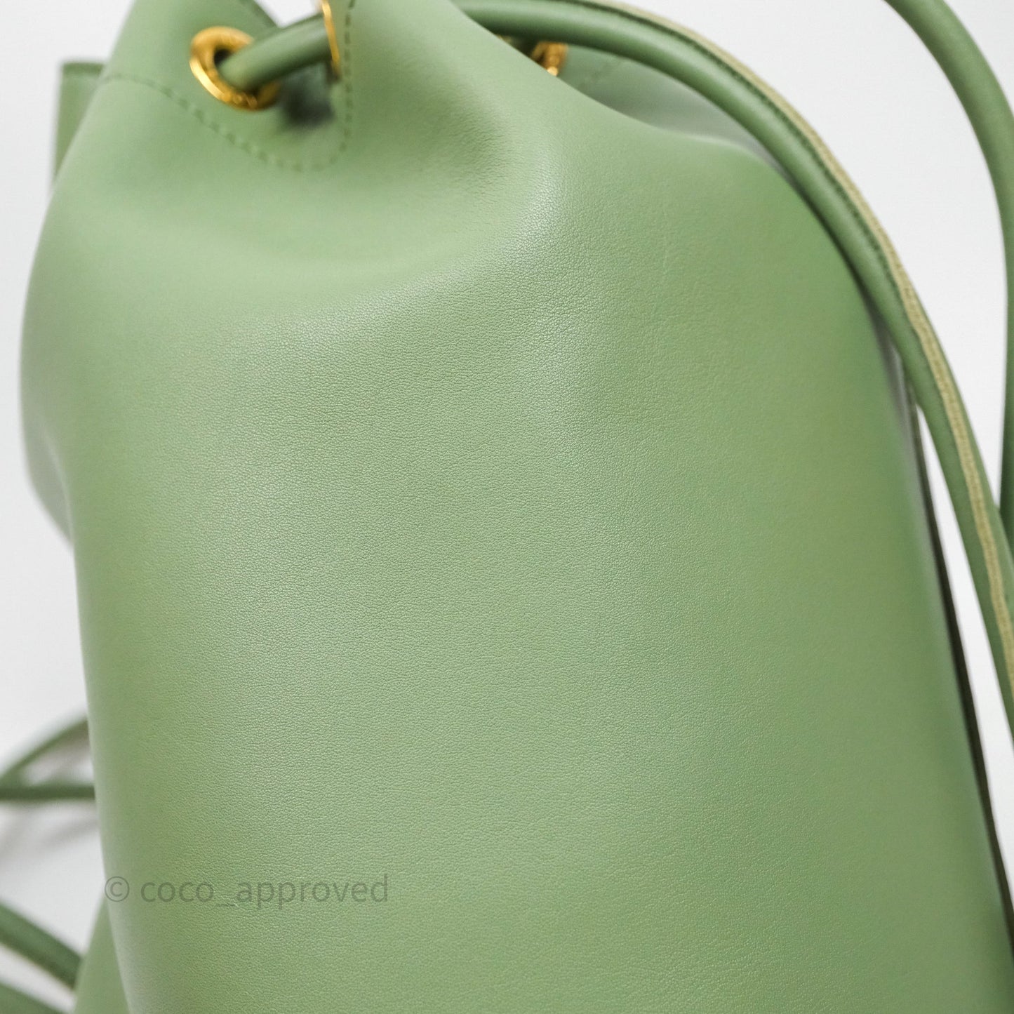 Loewe Sailor Backpack Green Gold Hardware