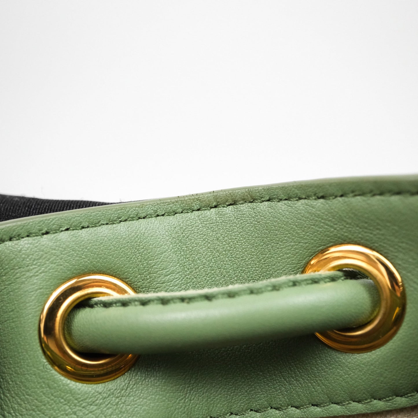 Loewe Sailor Backpack Green Gold Hardware