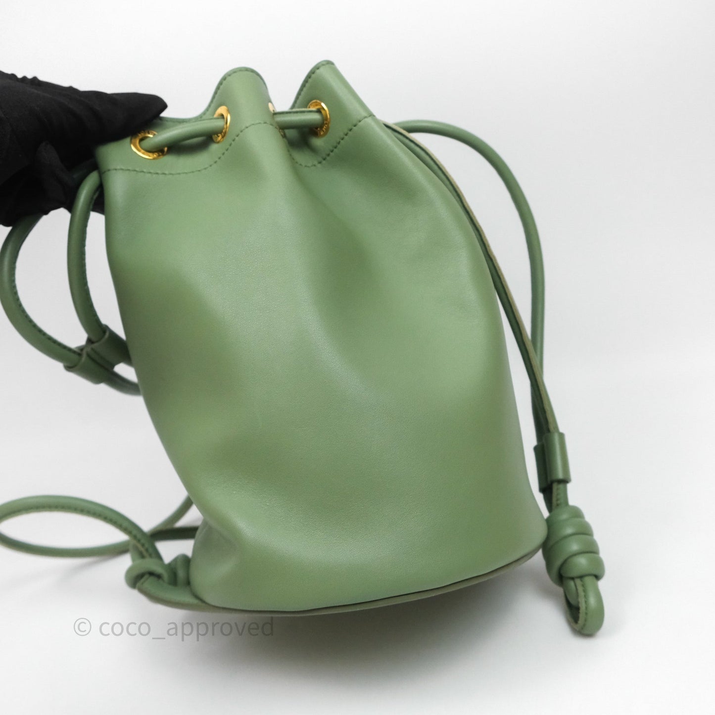 Loewe Sailor Backpack Green Gold Hardware
