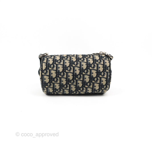 Dior Men's Mini Roller Messenger Bag Oblique Jacquard