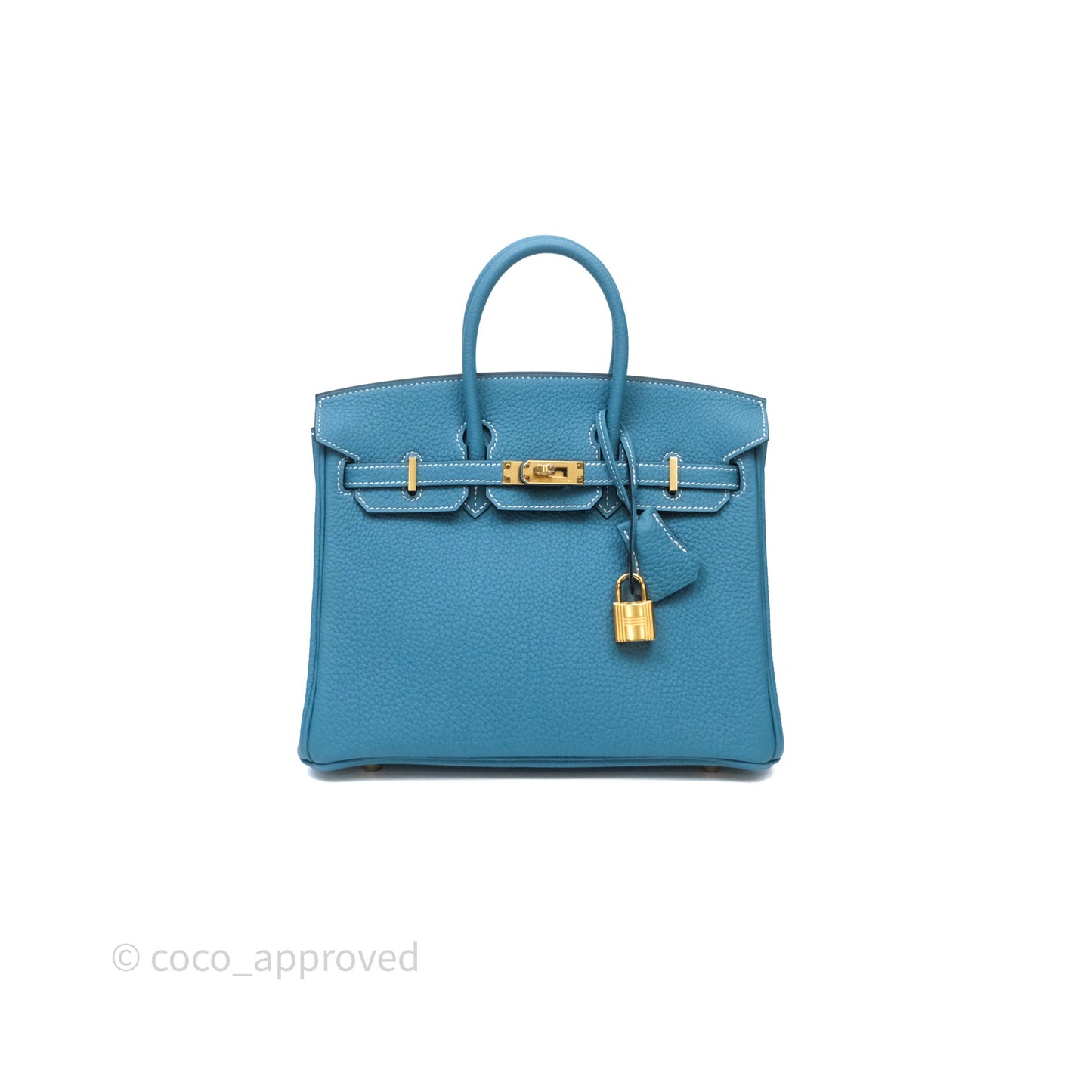 Hermès Birkin 25 Blue Jeans 75 Togo Gold Hardware
