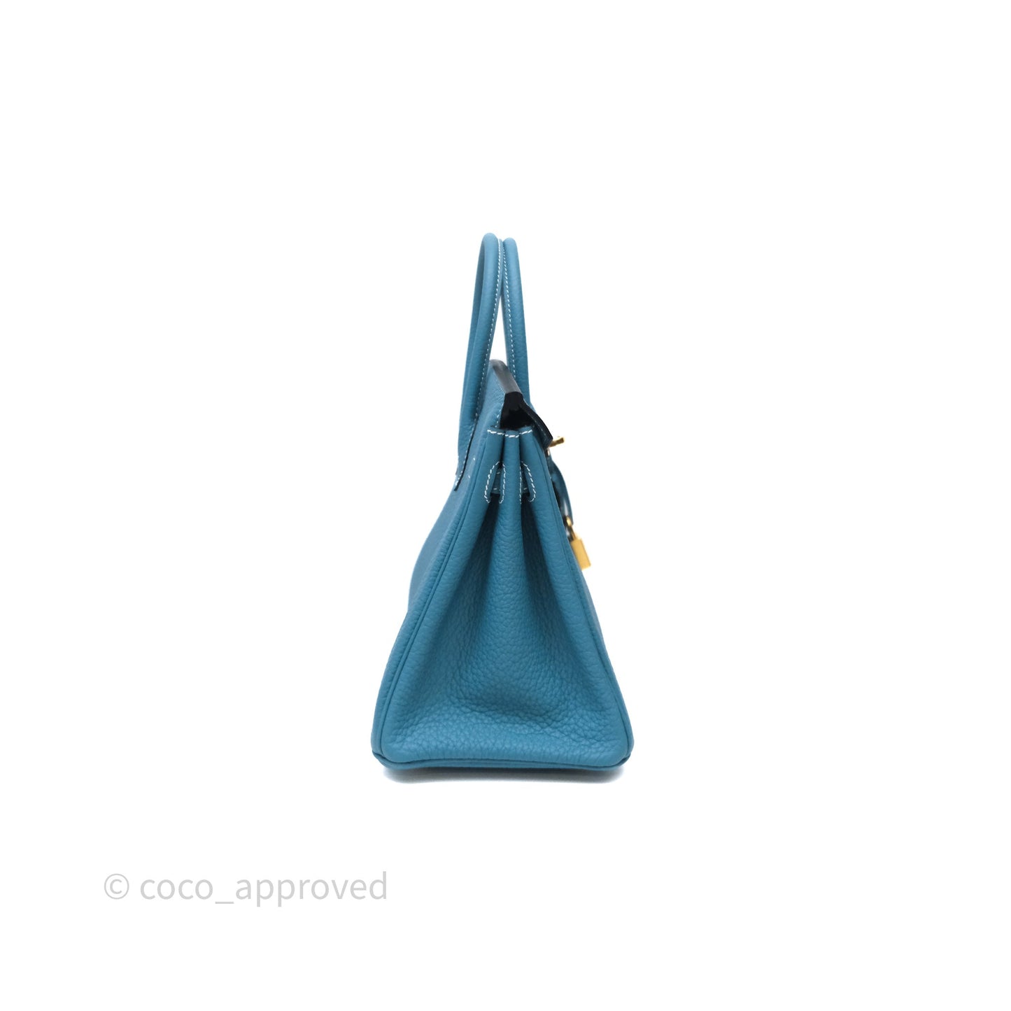 Hermès Birkin 25 Blue Jeans 75 Togo Gold Hardware