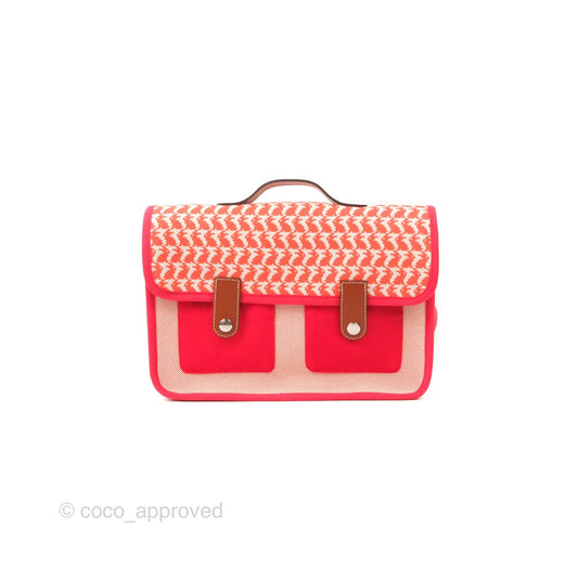 Hermes Kids Animaux Pixel Backpack Red