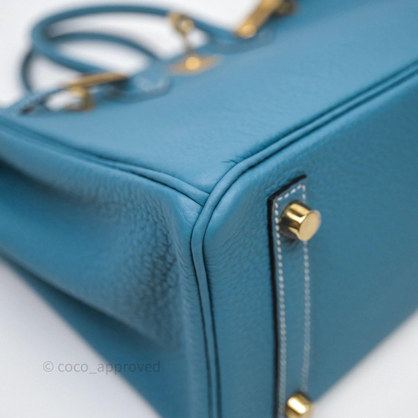 Hermès Birkin 25 Blue Jeans 75 Togo Gold Hardware