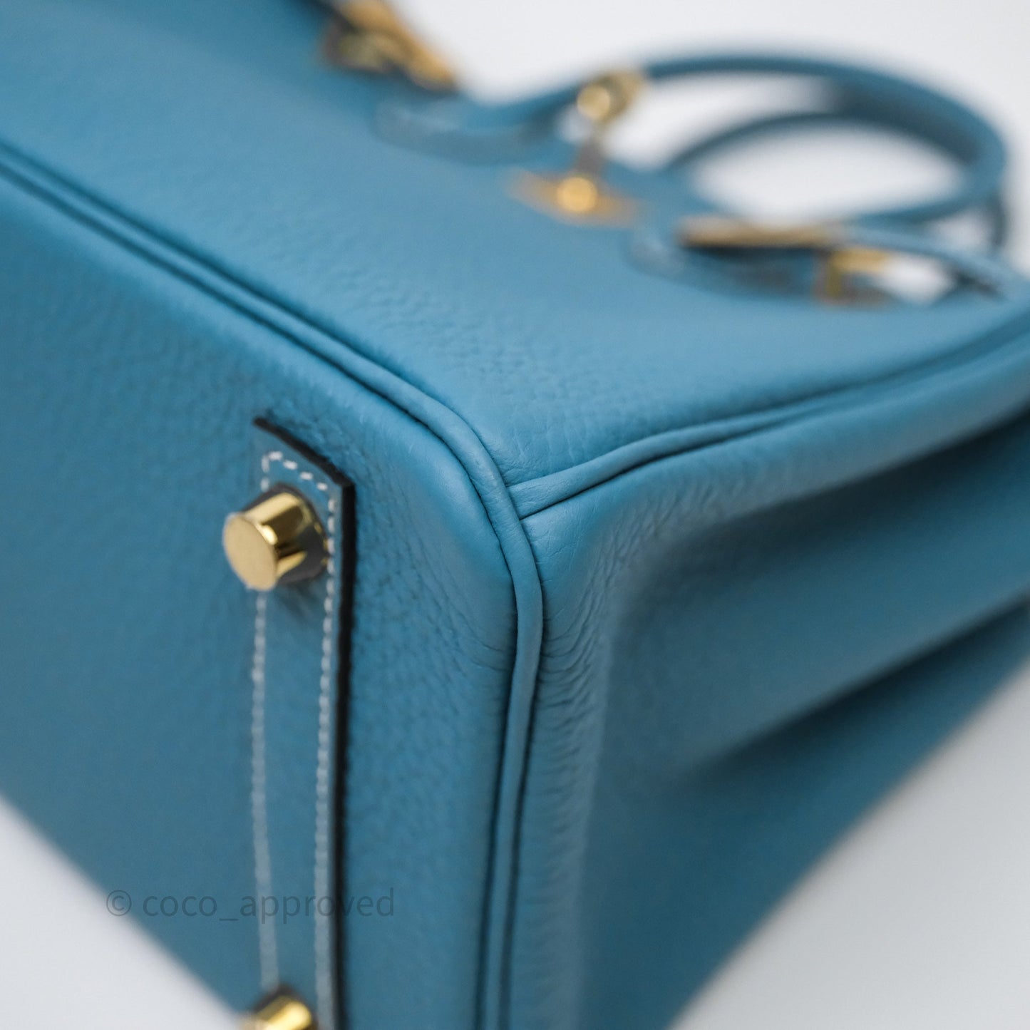 Hermès Birkin 25 Blue Jeans 75 Togo Gold Hardware