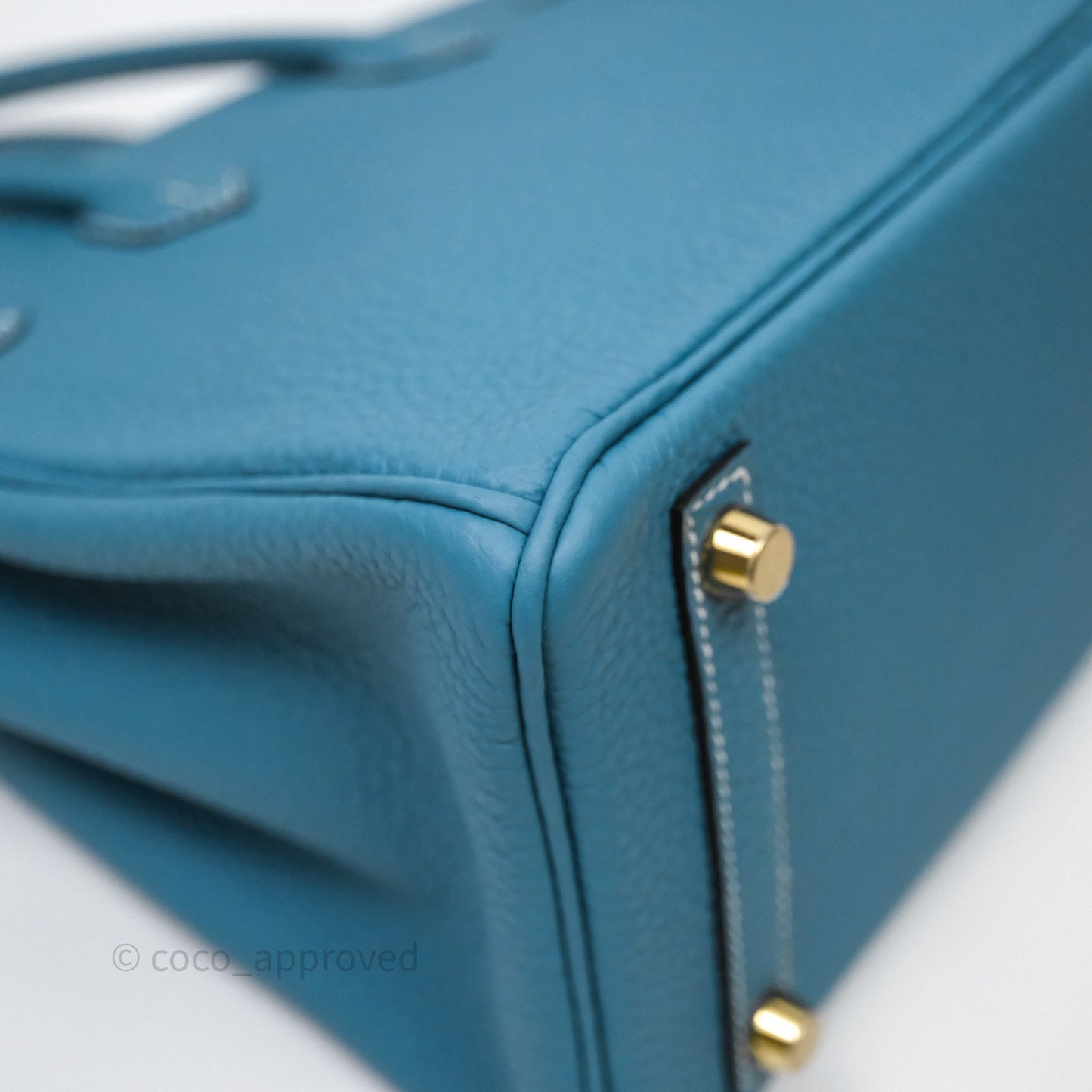 Hermès Birkin 25 Blue Jeans 75 Togo Gold Hardware