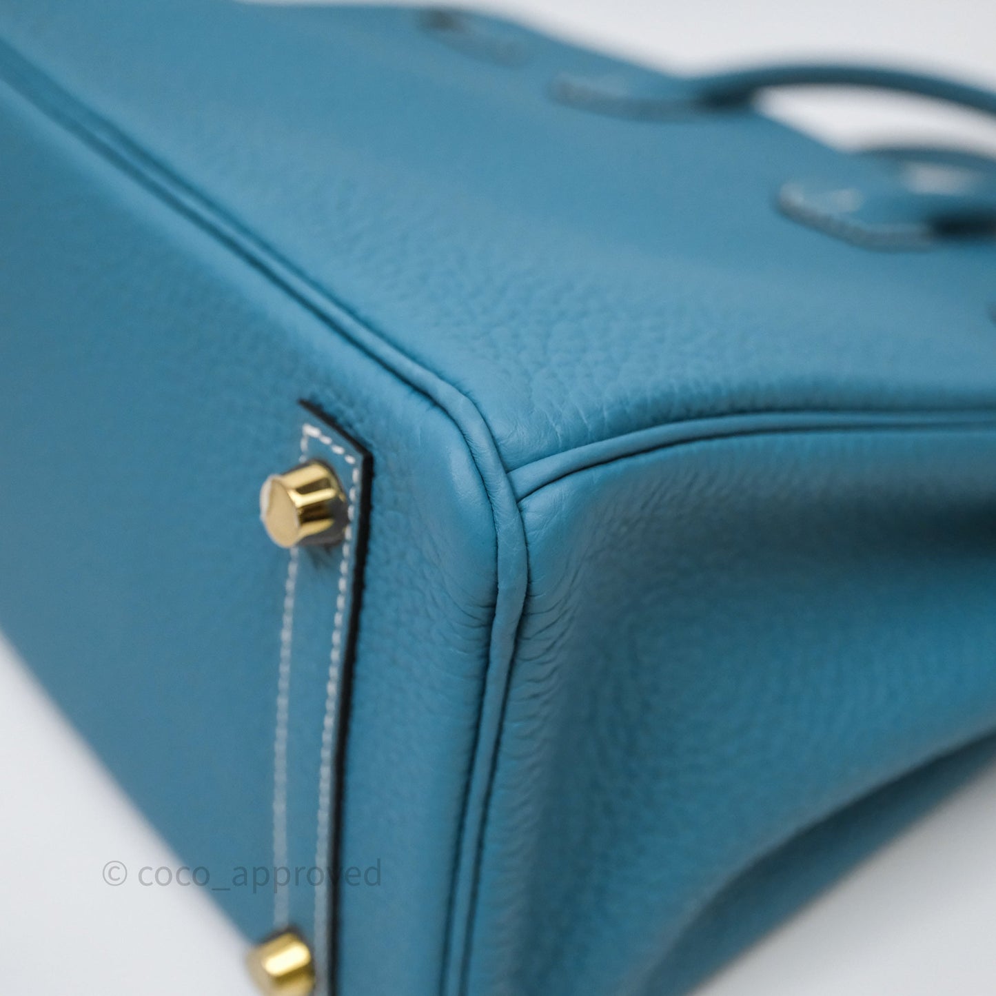 Hermès Birkin 25 Blue Jeans 75 Togo Gold Hardware