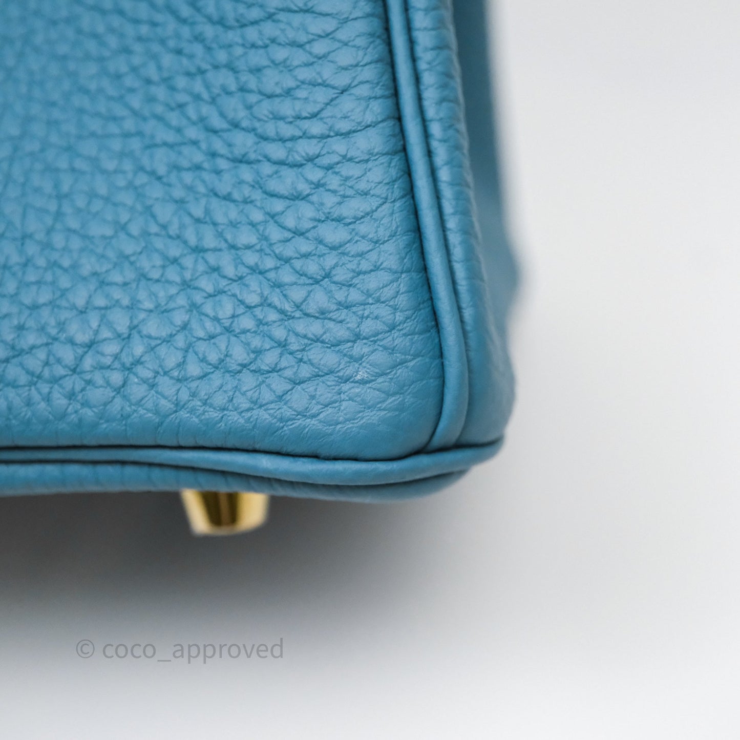 Hermès Birkin 25 Blue Jeans 75 Togo Gold Hardware