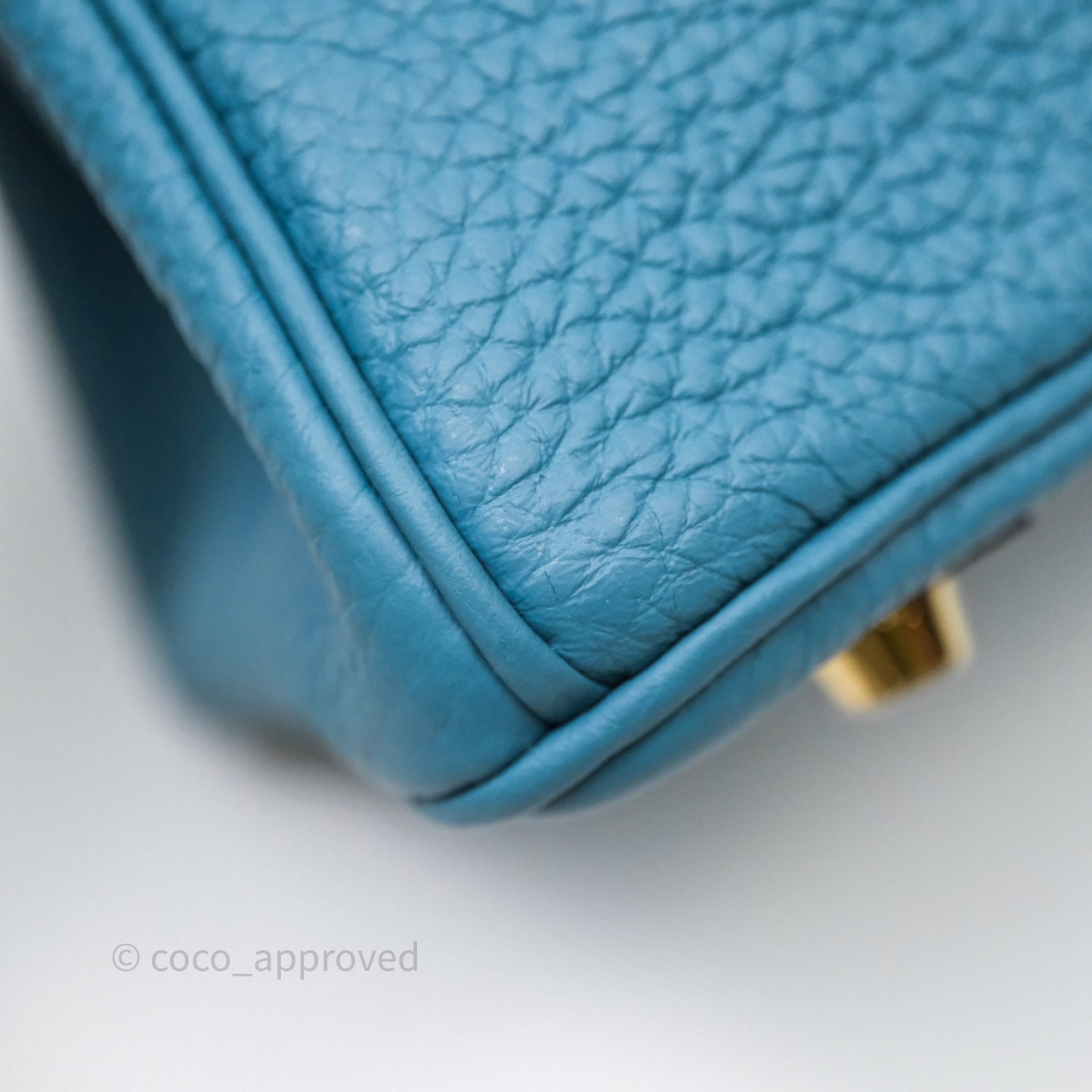 Hermès Birkin 25 Blue Jeans 75 Togo Gold Hardware