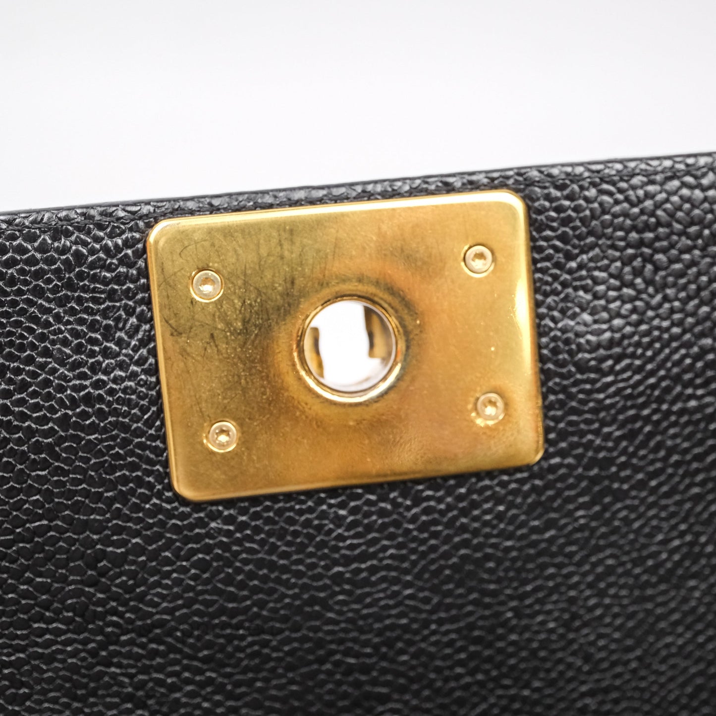 Chanel Small Boy Black Caviar Gold Hardware