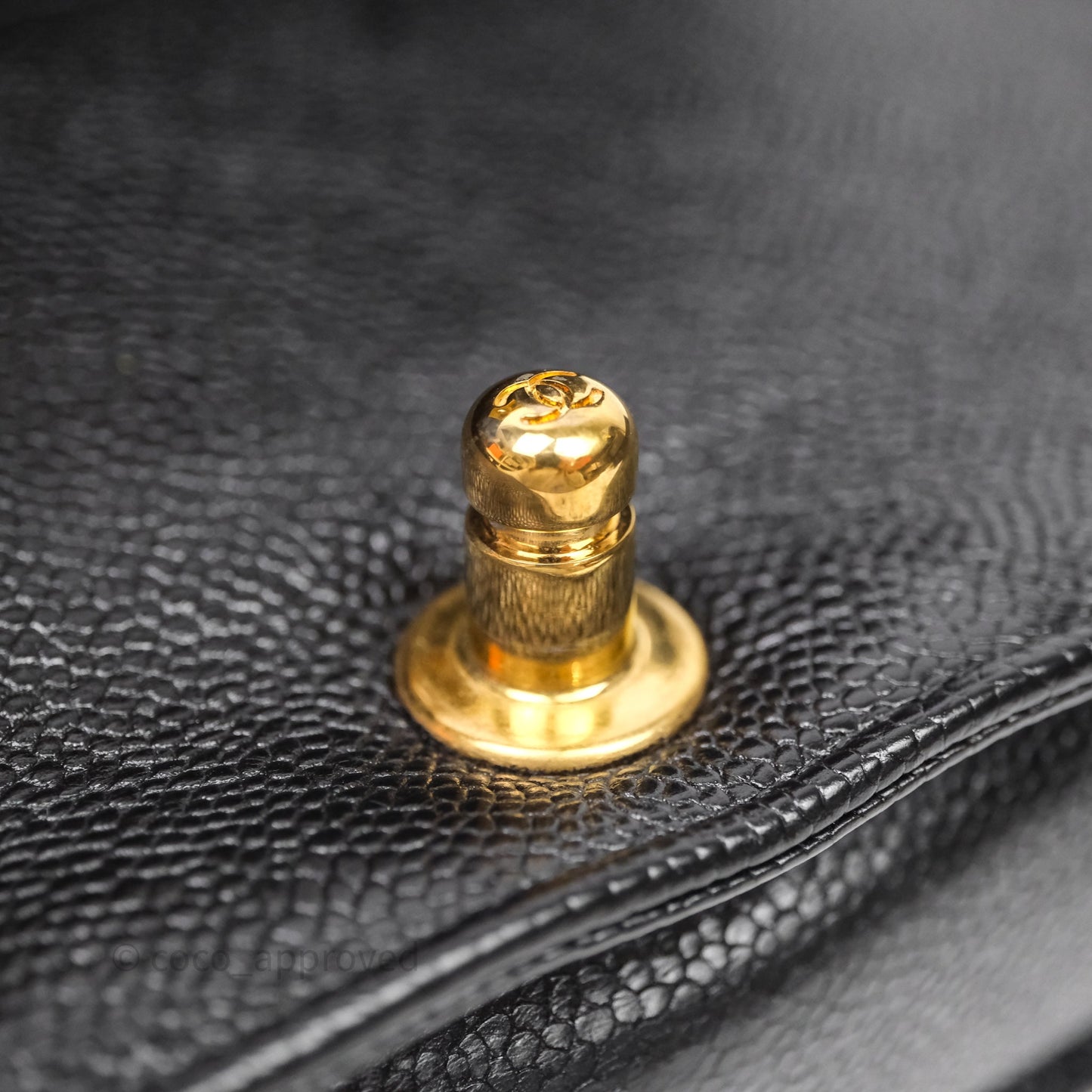 Chanel Small Boy Black Caviar Gold Hardware