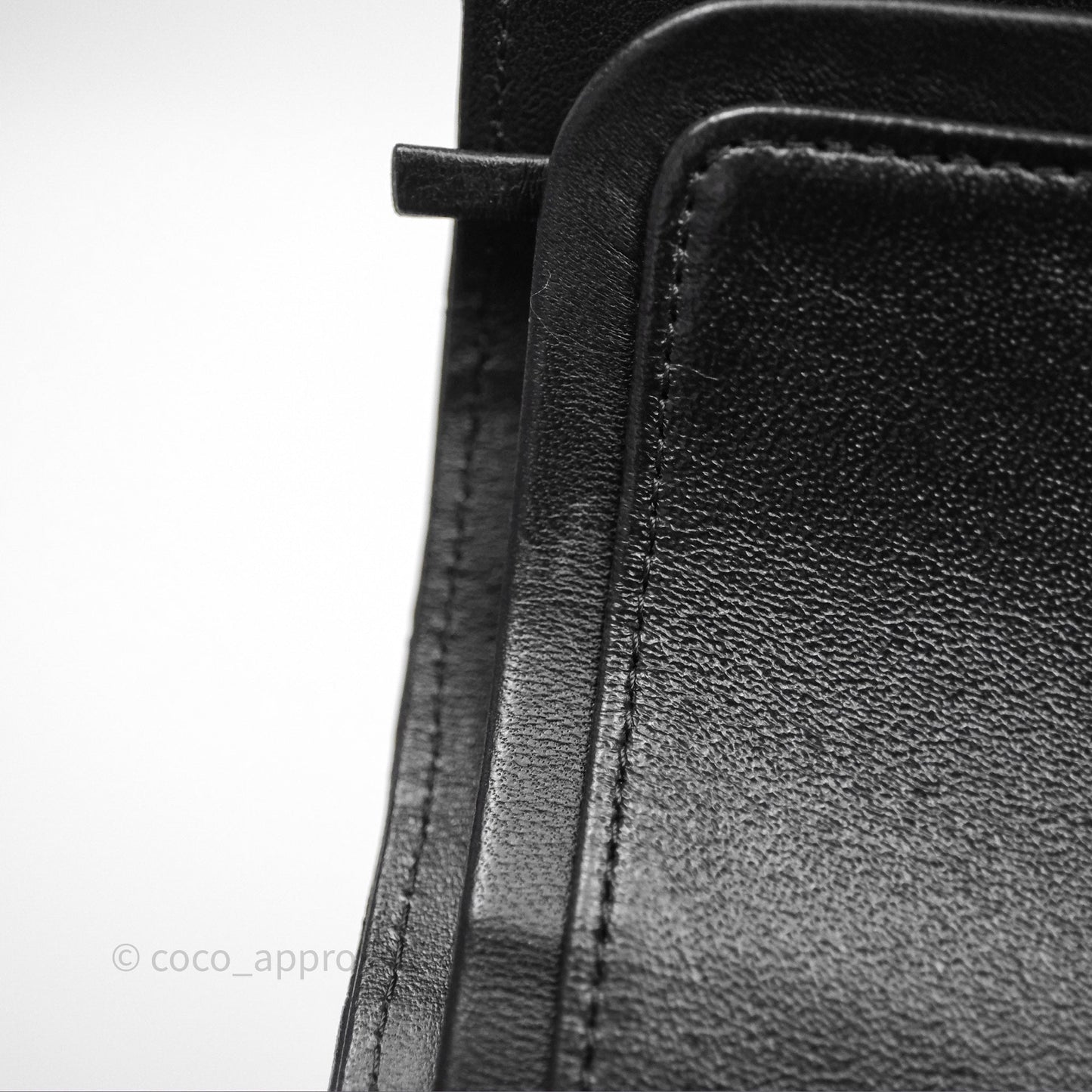 Chanel Small Flap Chevron Black lambskin Silver Hardware